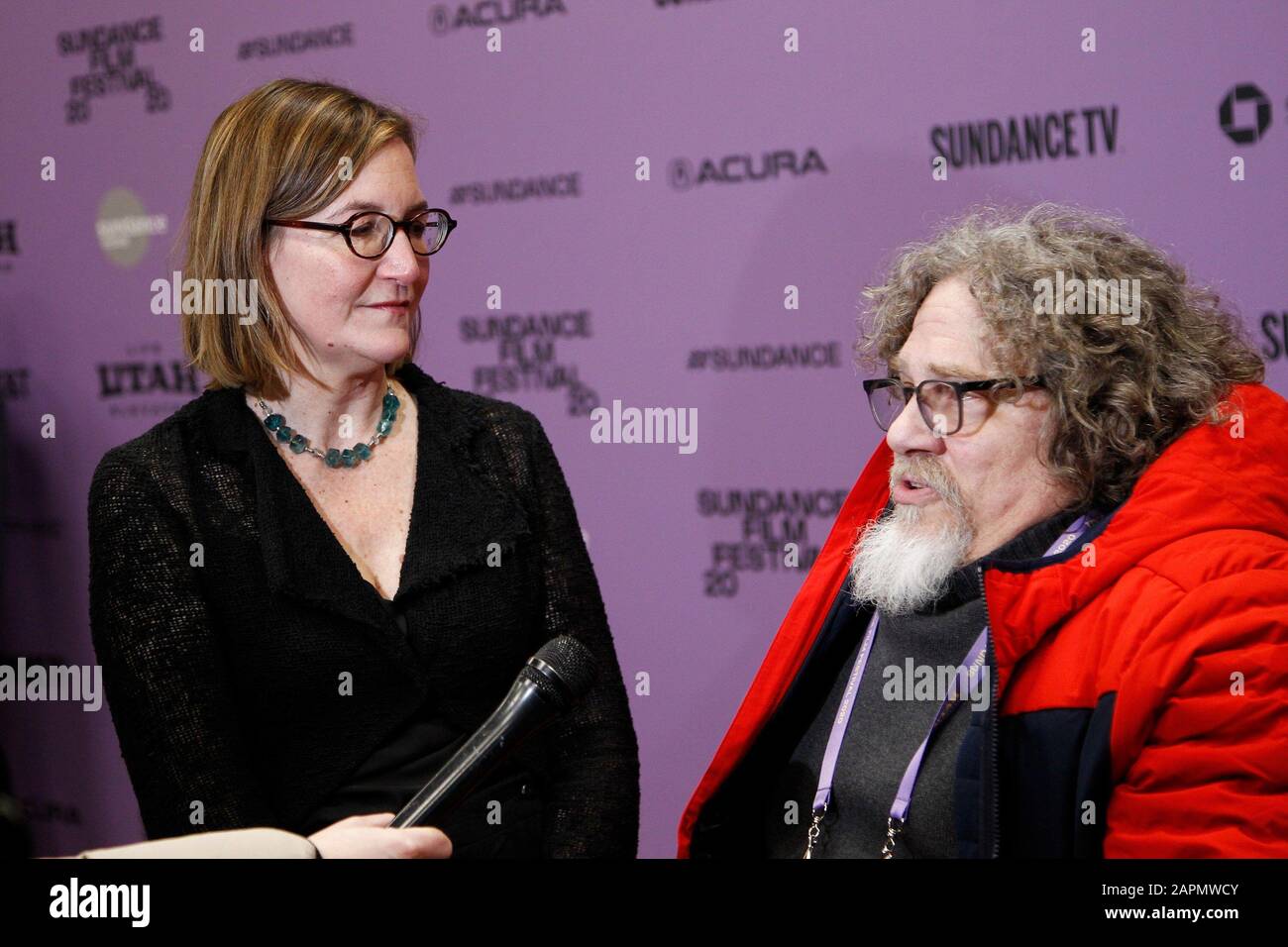 Park City, UT, États-Unis. 23 janvier 2020. Nicole Newnham, Jim Lebrecht aux arrivées pour la première du CAMP du CRIP au Sundance Film Festival 2020, Eccles Centre, Park City, UT 23 janvier 2020. Crédit: Ja/Everett Collection/Alay Live News Banque D'Images