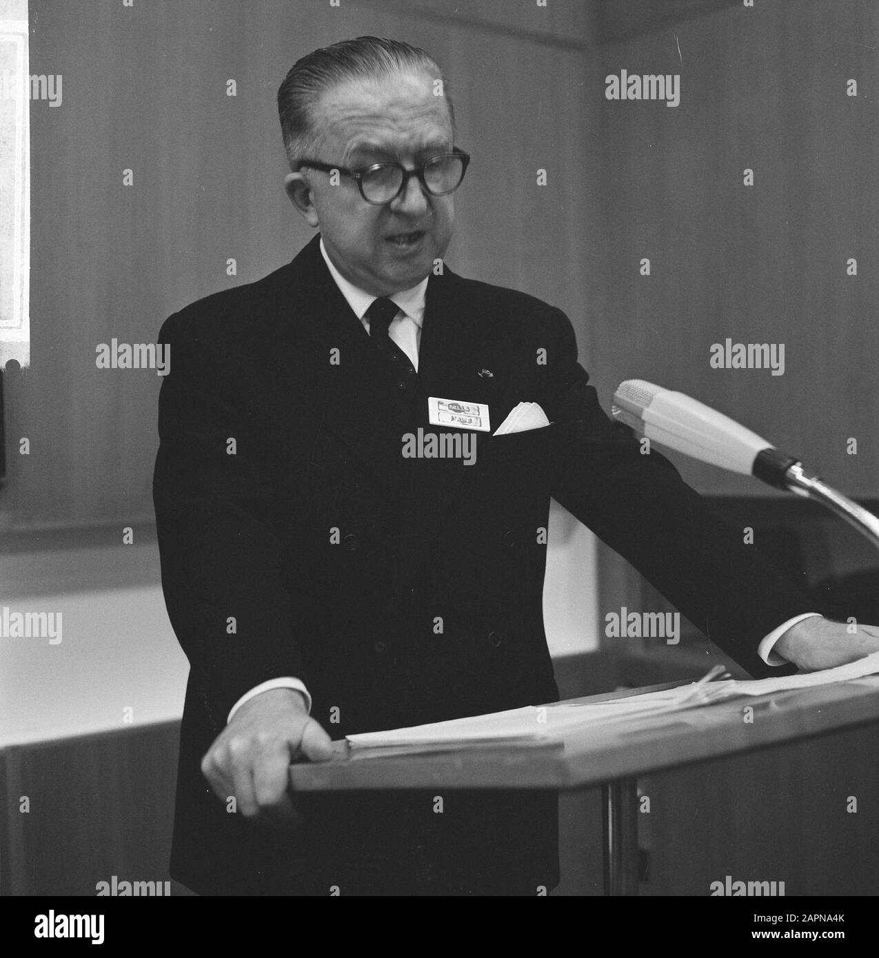 Affectation Rijkspostspaarbank Date: 30 Septembre 1965 Mots Clés: Banques Nom De L'Institution: Rijkspostspaarbank Banque D'Images