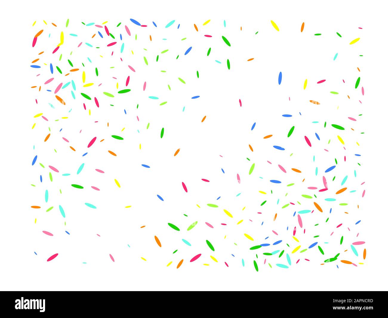 Un nouveau fond confettis motifs. Confettis nouvel élément de fond. Formes hexagonales multicolores créatives. Illustration de Vecteur