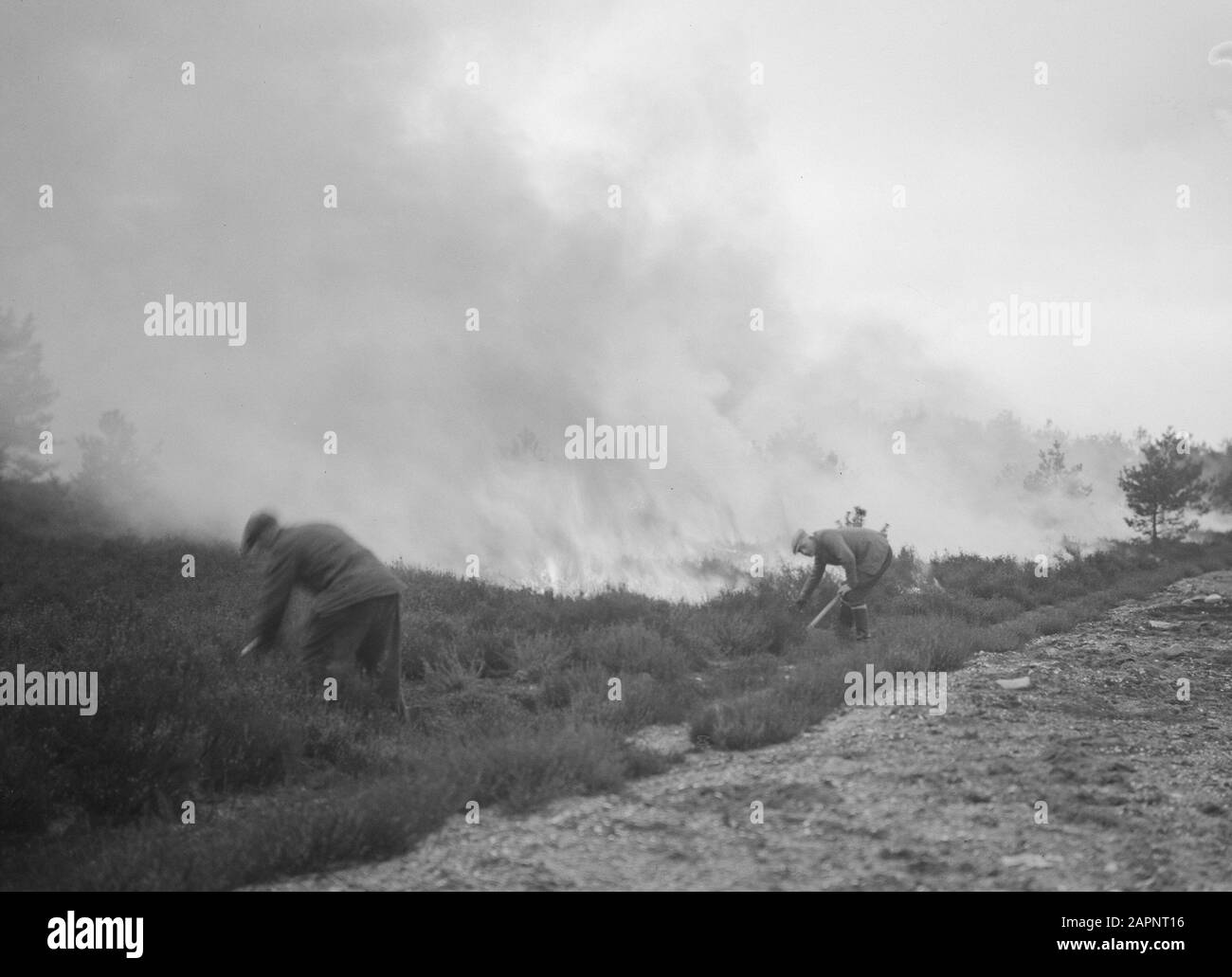 Paysages, feux, travailleurs Date: Non daté mots clés: Travailleurs, feux, paysages Banque D'Images