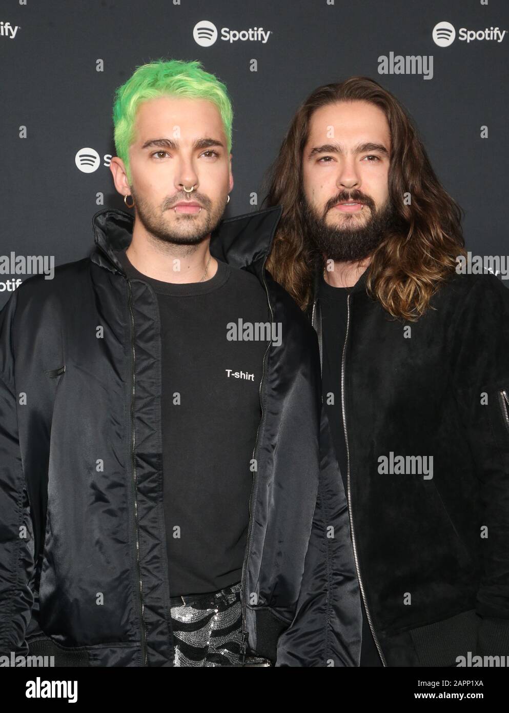 23 Janvier 2020 - Los Angeles, Californie - Bill Kaulitz, Tom Kaulitz. La Fête Spotify Best New Artist 2020 A Eu Lieu Aux Studios Lot. (Image de crédit : © Fs/AdMedia via ZUMA Wire) Banque D'Images