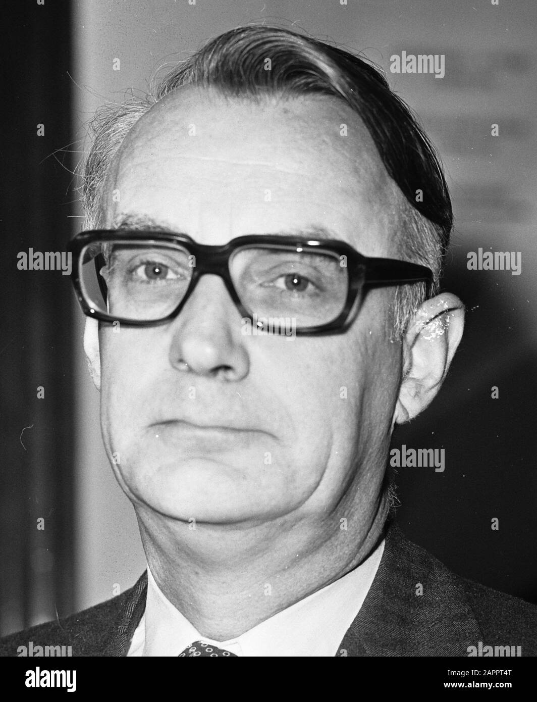 Nouveau ministre de la Santé et de l'hygiène environnementale Leendert Ginjaar (VVD); Banque D'Images