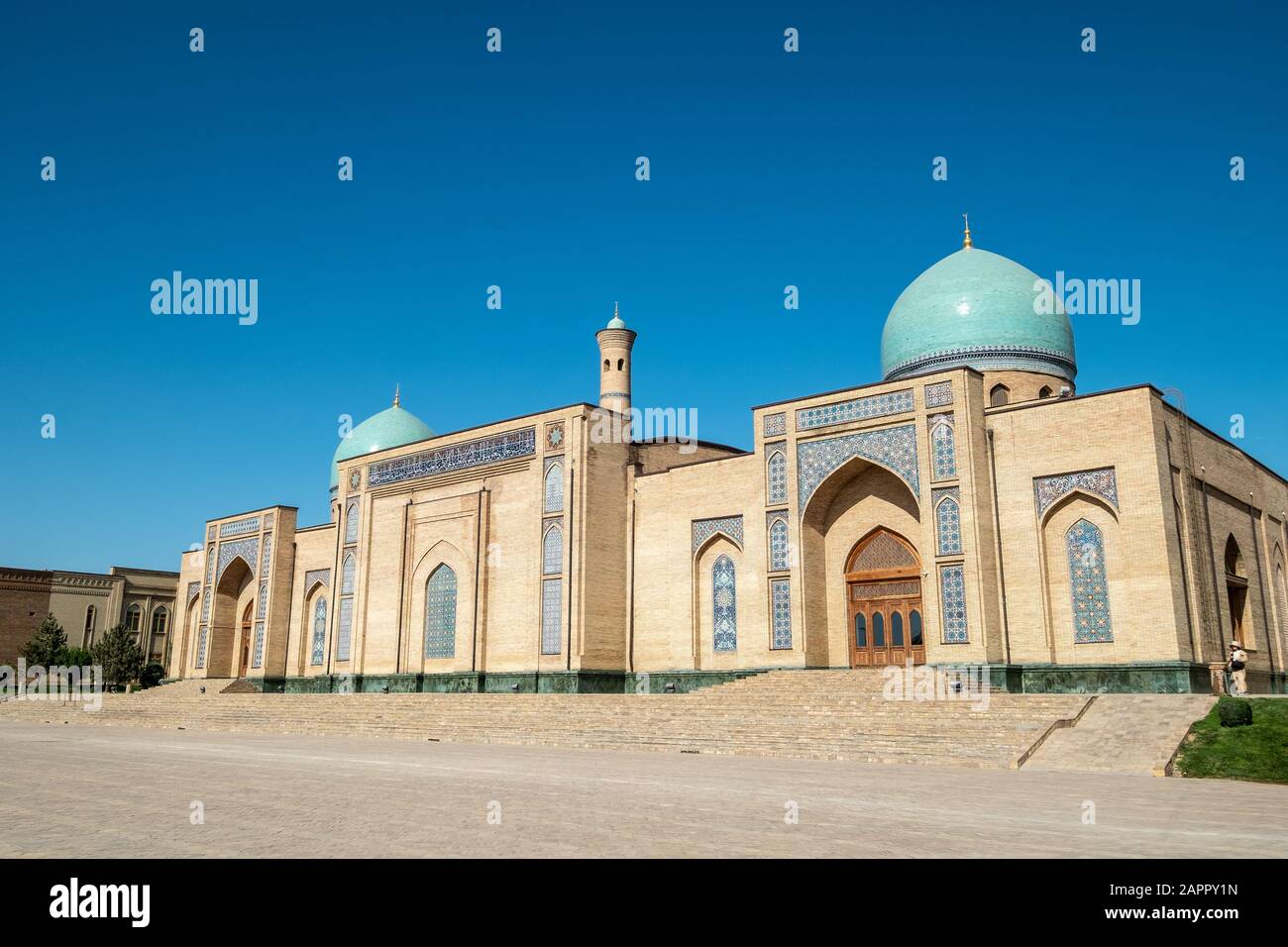 Place De L'Imam, Tachkent, Ouzbékistan Banque D'Images