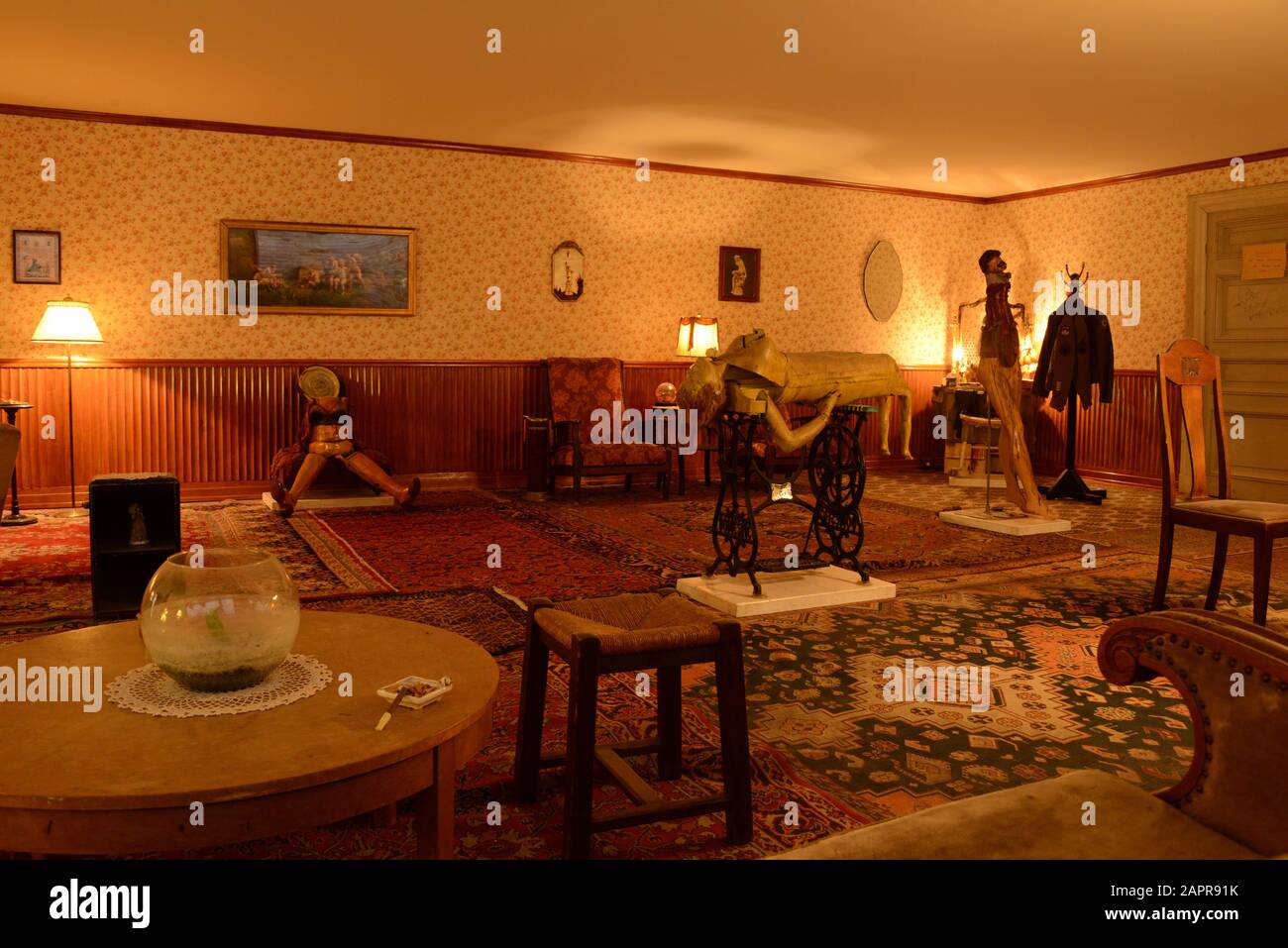 Musée Punta della Dogana, Centre d'art contemporain, Collection François Pinault, Venise, Vénétie, Italie, Europe Banque D'Images