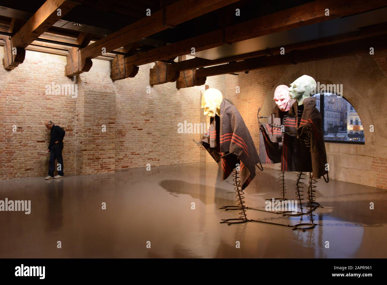 Musée Punta della Dogana, Centre d'art contemporain, Collection François Pinault, Venise, Vénétie, Italie, Europe Banque D'Images