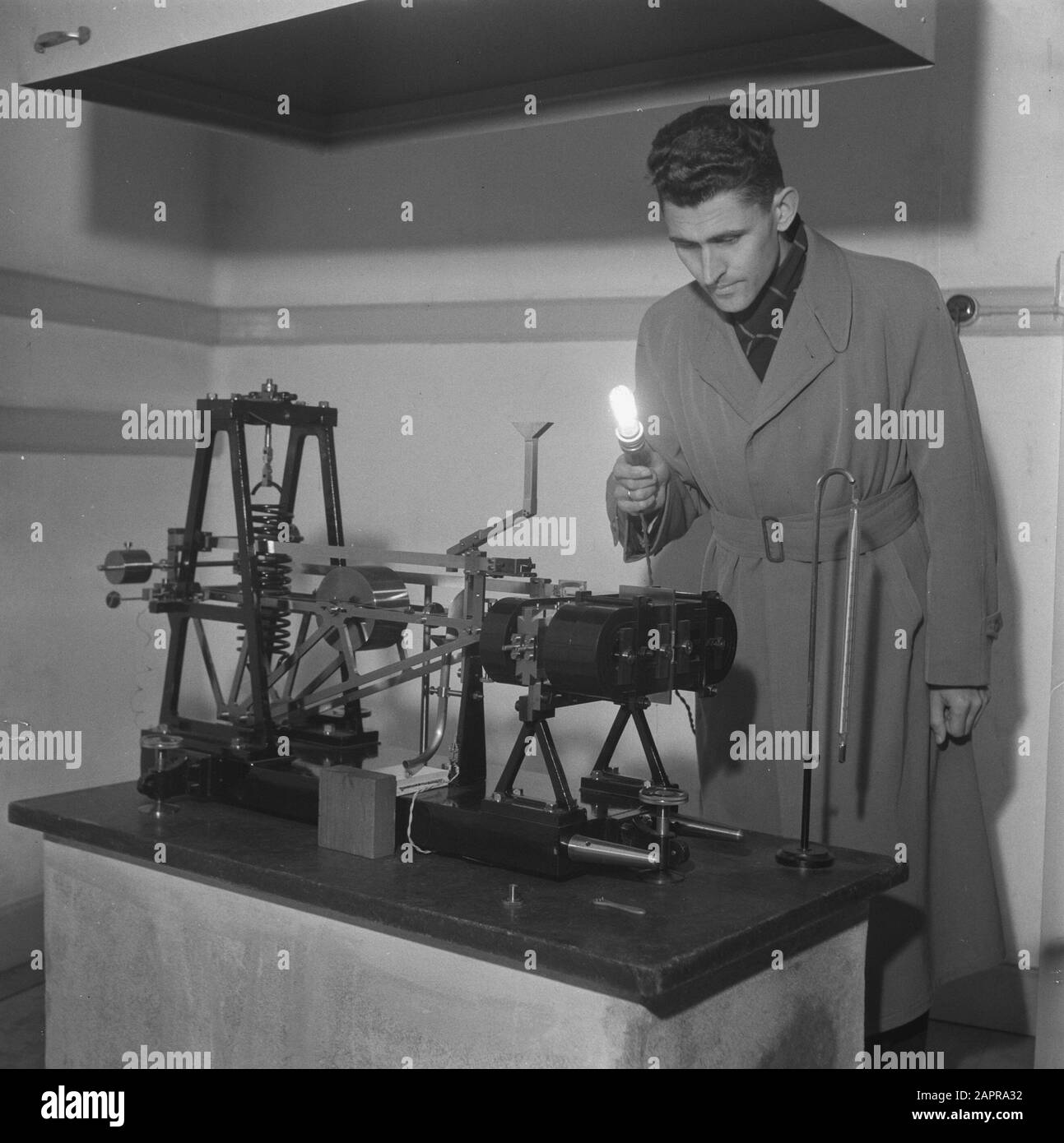Institut Météorologique De Den Bilt Date : 28 Mars 1946 Lieu : De Bilt Banque D'Images