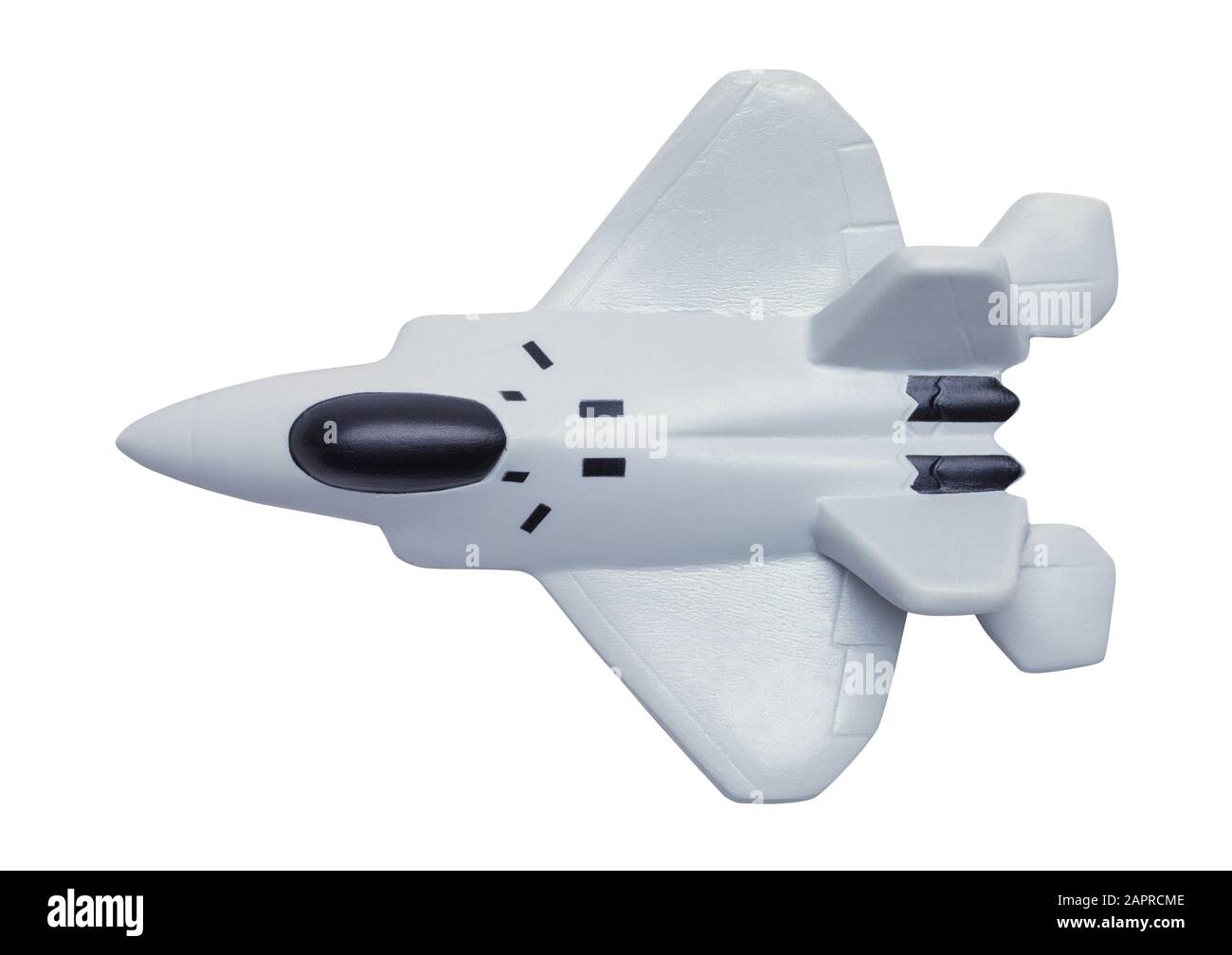 Jouet Avion Avion Isolé Sur Fond Blanc. Banque D'Images