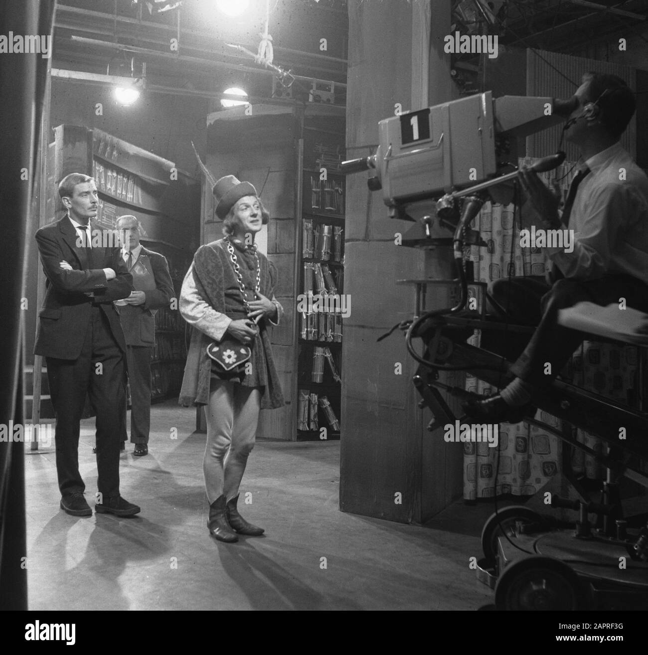 Cinq ans fondation de télévision, jeu de commémoration de télévision Date: 2 octobre 1956 lieu: Bussum mots clés: Télévision, jeux de télévision Banque D'Images