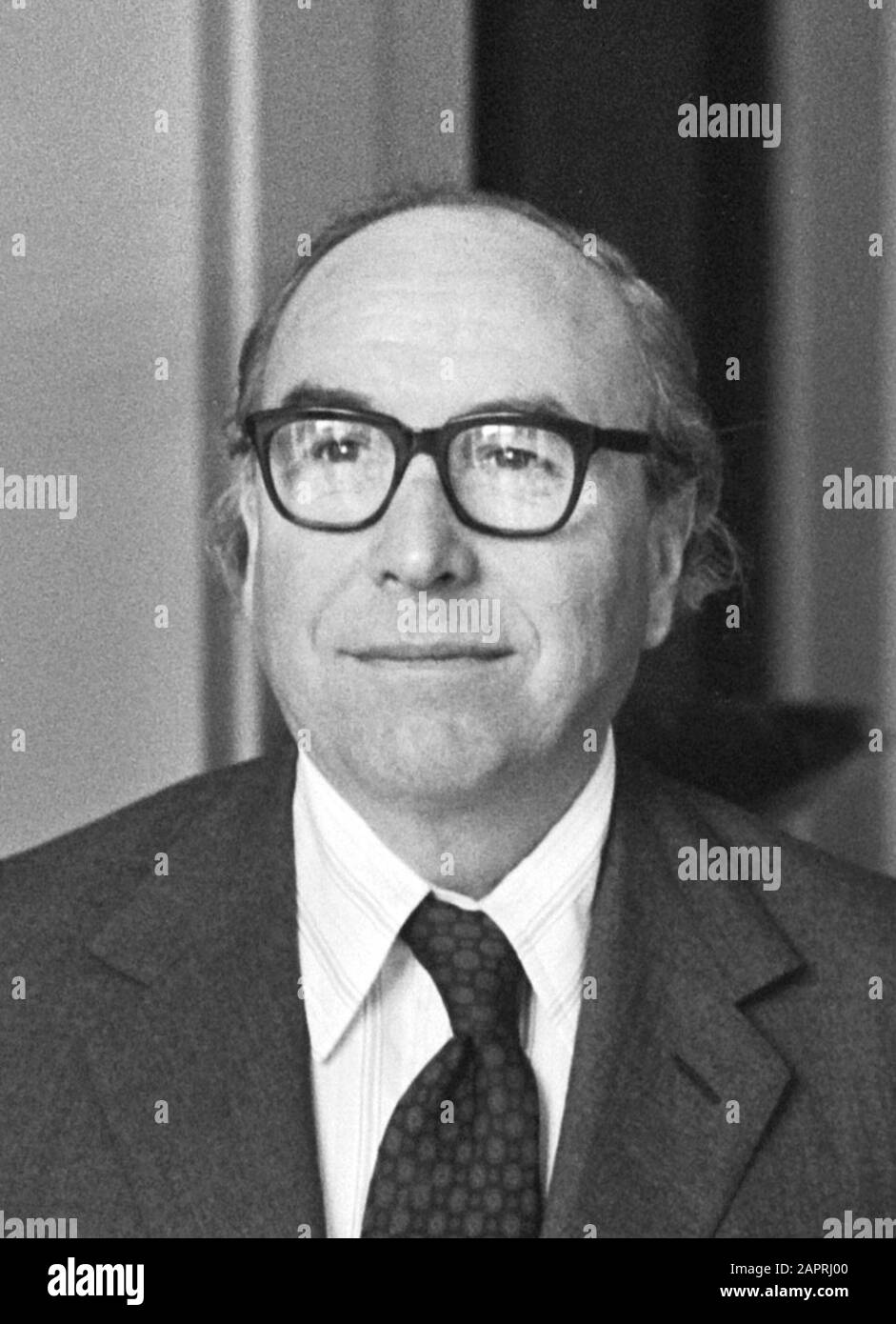Koningin Juliana ontvangt Roy Jenkins (voorzitter Europese Commissie) op Paleis Soestdijk Banque D'Images