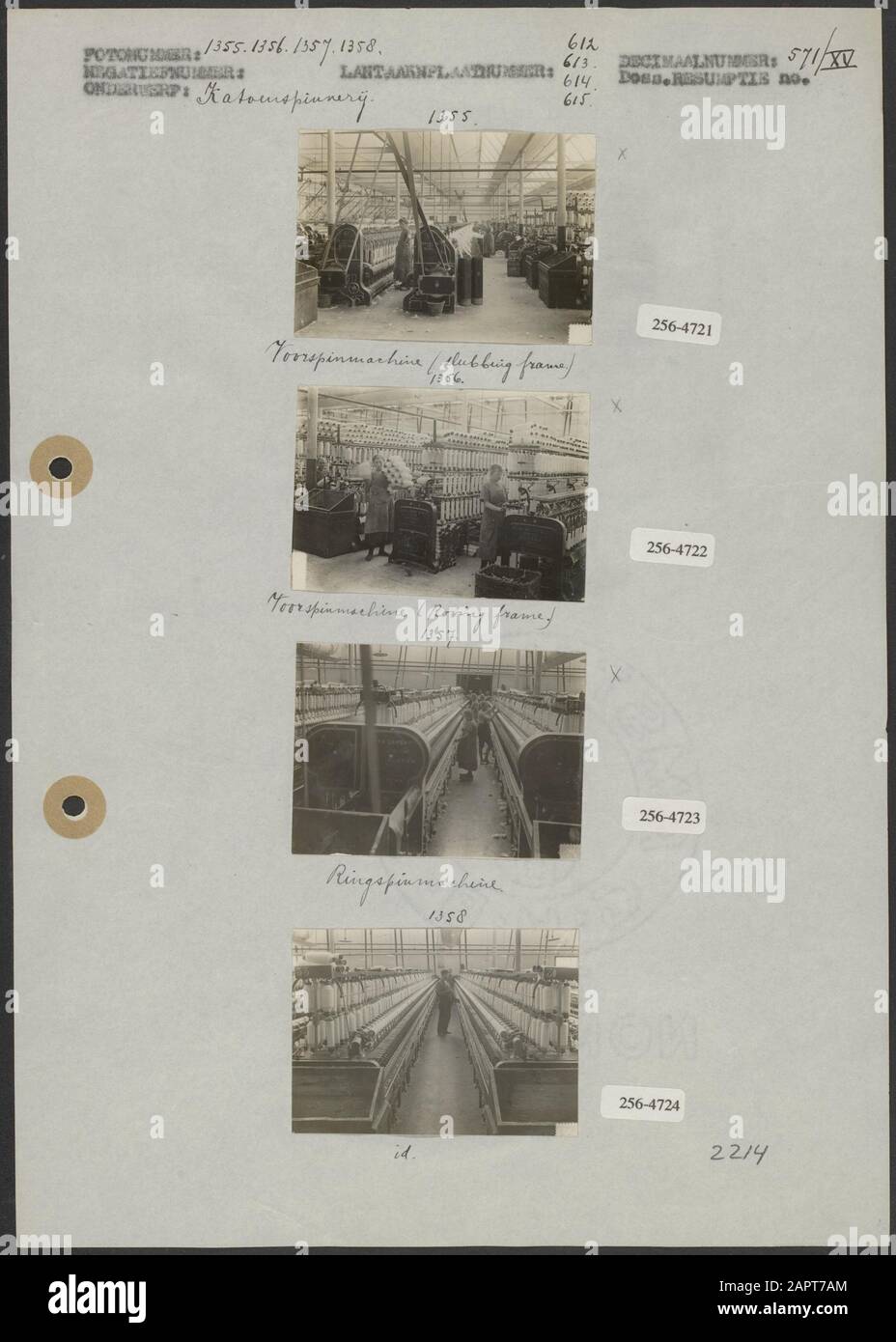 Coton filature photo 1: Coton filature; machine à patiner avant (cadre de palpage) (5 x 7 cm; inconnue) photo 2: Coton filature; machine à patiner (cadre à roder) (5 x 7 cm; inconnue) photo 3: Coton filature; machine à piquer à anneaux (5 x 7 cm; inconnue) photo 4: Coton filature; machine à piquer à anneaux (7 cm; inconnue) Date: Non dénoyée mots clés: travailleurs, filature de coton, machinerie, industrie textile Banque D'Images Coton filature photo 1: Coton filature; machine à patiner avant (cadre de palpage) (5 x 7 cm; inconnue) photo 2: Coton filature; machine à patiner (cadre à roder) (5 x 7 cm; inconnue) photo 3: Coton filature; machine à piquer à anneaux (5 x 7 cm; inconnue) photo 4: Coton filature; machine à piquer à anneaux (7 cm; inconnue) Date: Non dénoyée mots clés: travailleurs, filature de coton, machinerie, industrie textile Banque D'Images