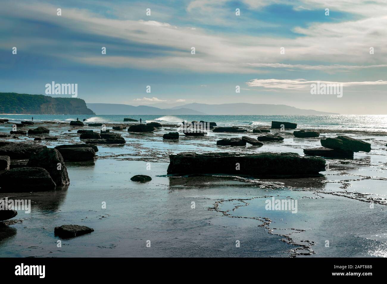 Magnifique « Costa de la Luz » près de la côte Atlantique en Espagne Banque D'Images