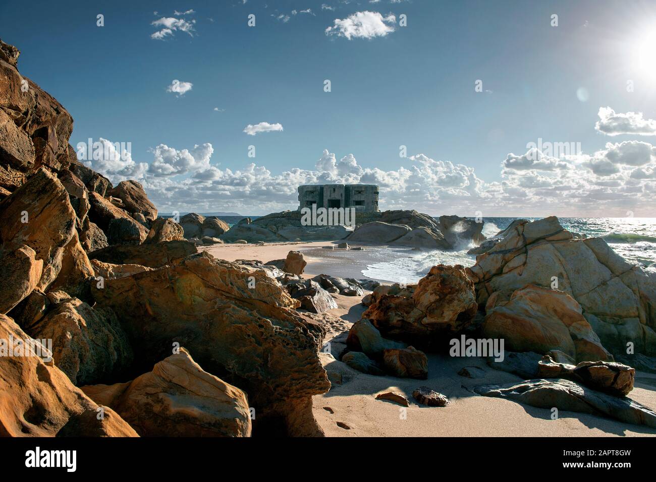 Magnifique « Costa de la Luz » près de la côte Atlantique en Espagne Banque D'Images