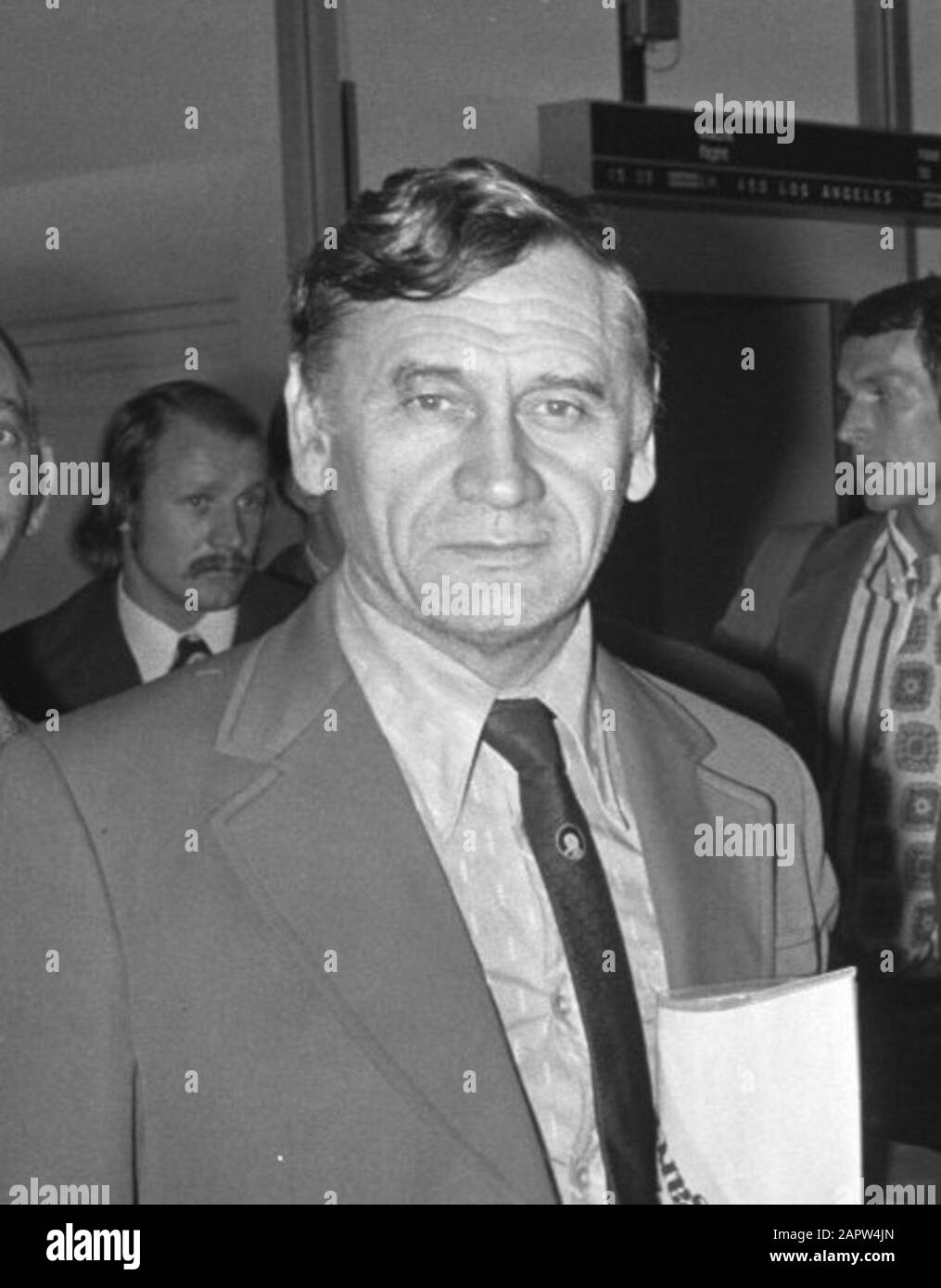 Kazimierz Górski en 1973. Banque D'Images