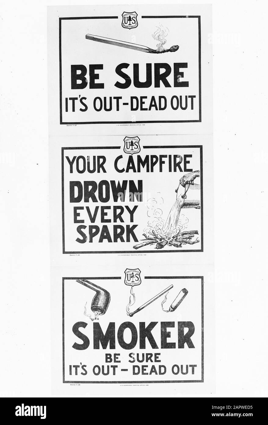 Reproductions, feux de forêt Date: Non daté mots clés: Feux de forêt, reproductions Banque D'Images