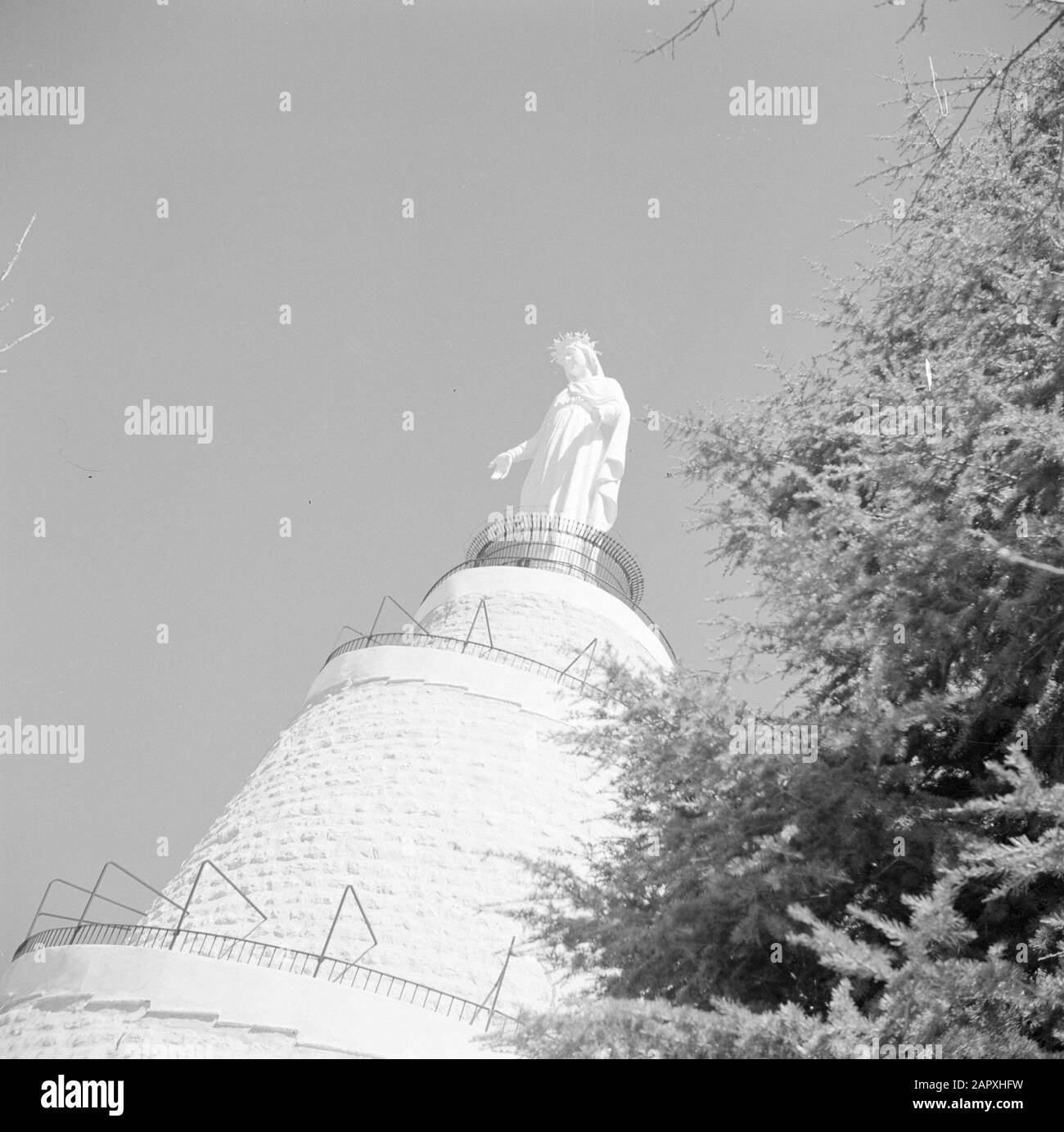 Statue virgin mary harissa lebanon Banque de photographies et d’images