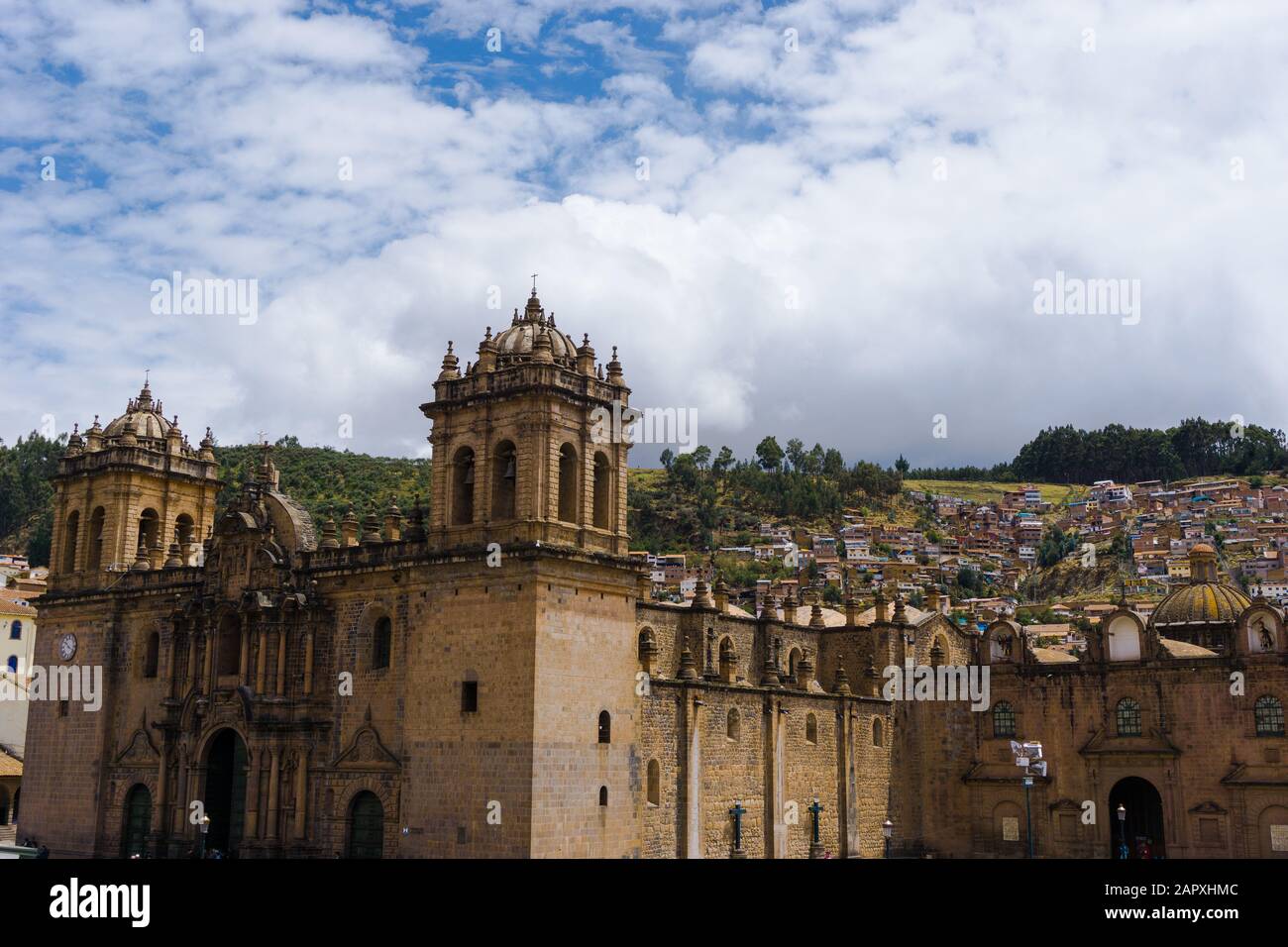 Cathédrale de Cusco située sur la place principale de Cusco au Pérou Banque D'Images