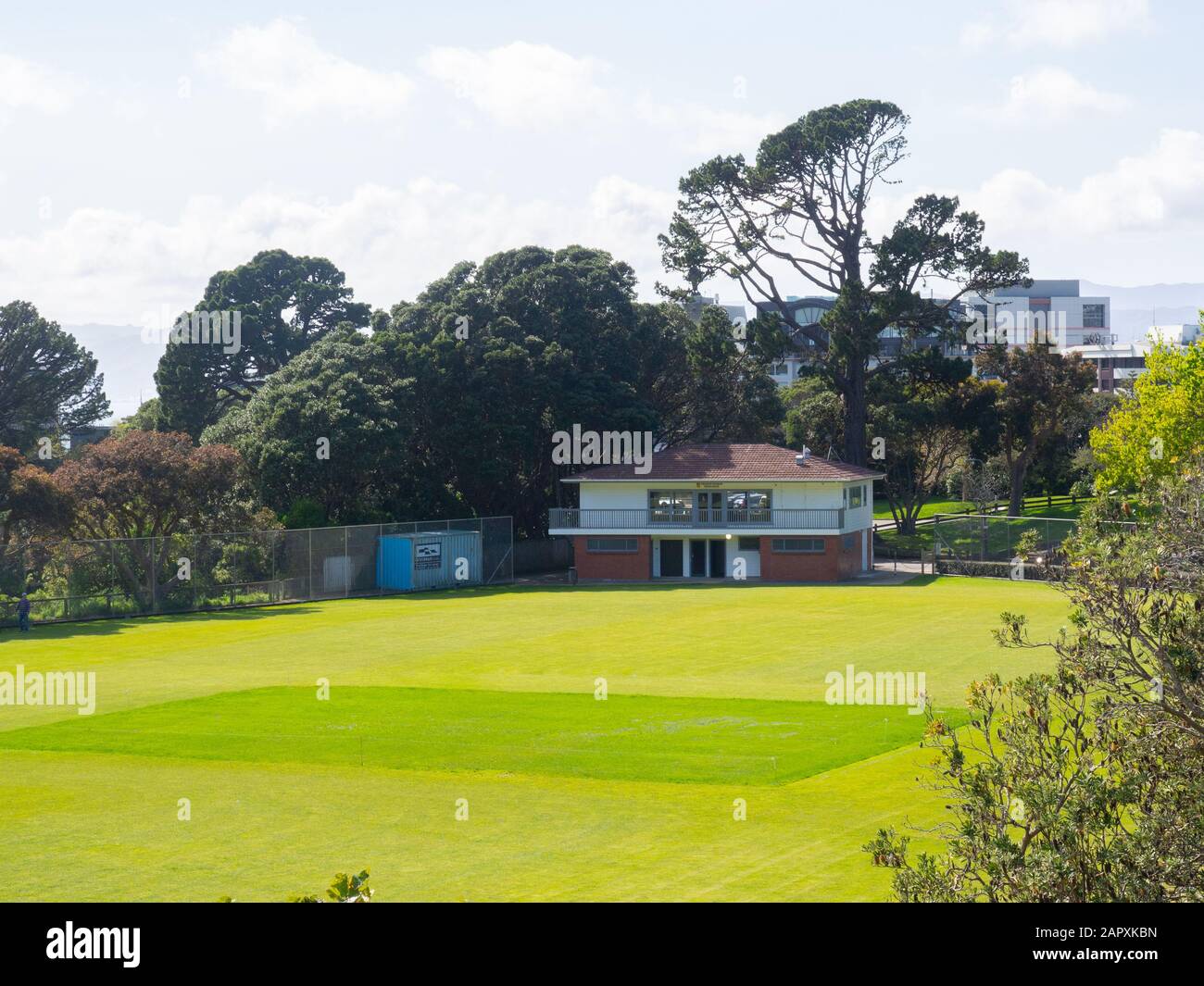 Anderson Park Sports Field À Wellington Photo Stock - Alamy