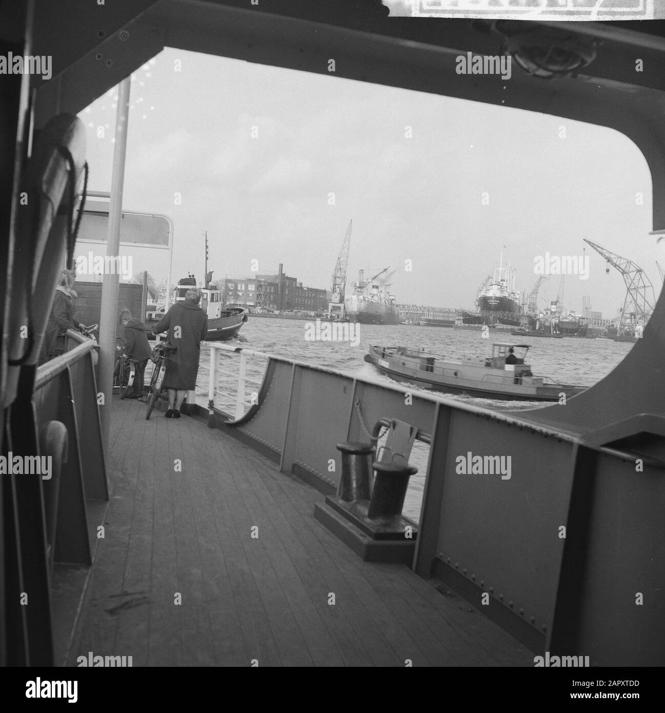 Série à propos du Port d'Amsterdam Date: 28 février 1961 mots clés: Ports, SÉRIE Banque D'Images