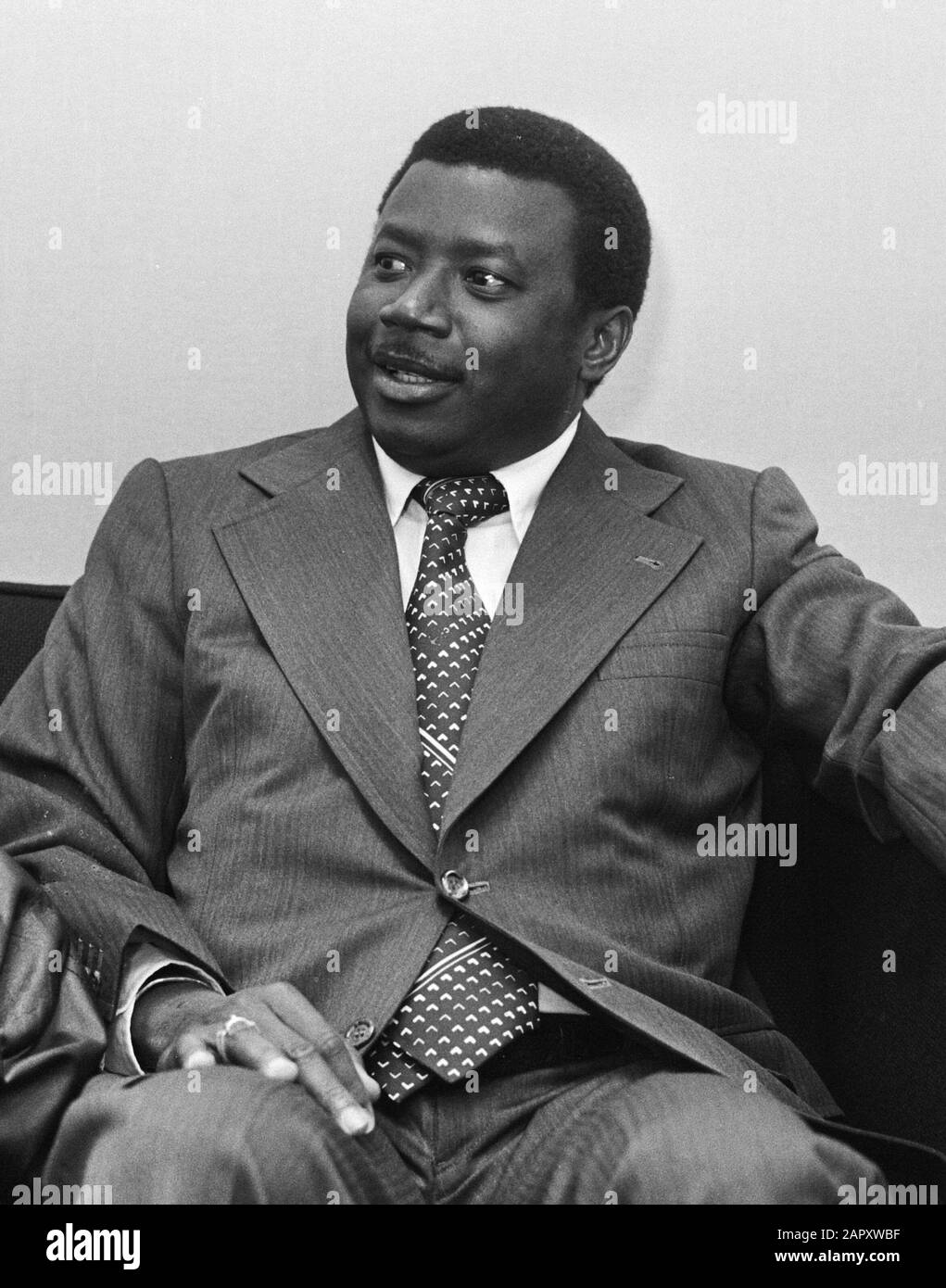 La Guinée-Bissau, Ministre Des Affaires Étrangères Victor Saude Maria; Banque D'Images