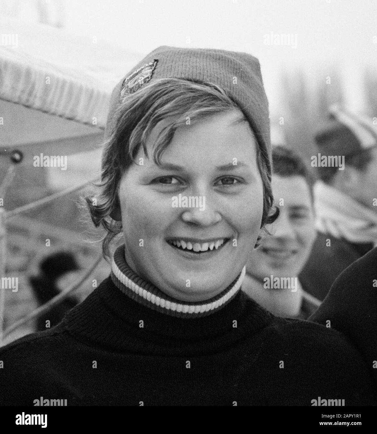 Willy de Beer lors des championnats d'Amsterdam sur la piste Jaap Eden.; Banque D'Images