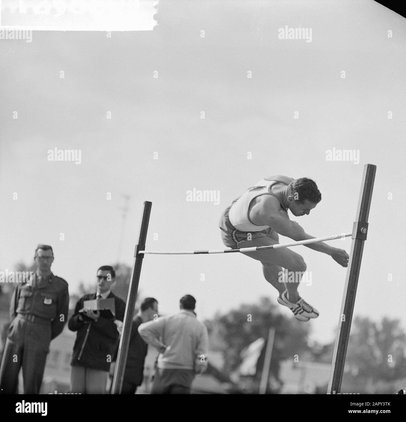 Concours internationaux Tienkamp à Bruges. Mac Lachlon Date : 11 Juin 1961 Lieu : Brugge Mots Clés : Tienkamps, Concess Banque D'Images