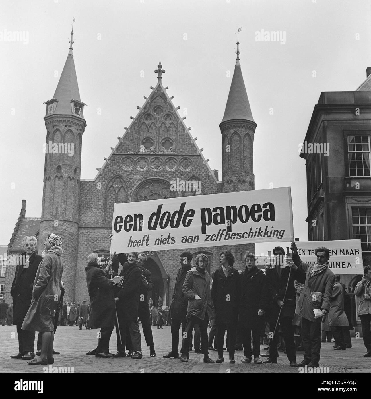 Manifestation Psp À La Haye Date : 14 Avril 1962 Lieu : Den Haag, Zuid-Holland Banque D'Images