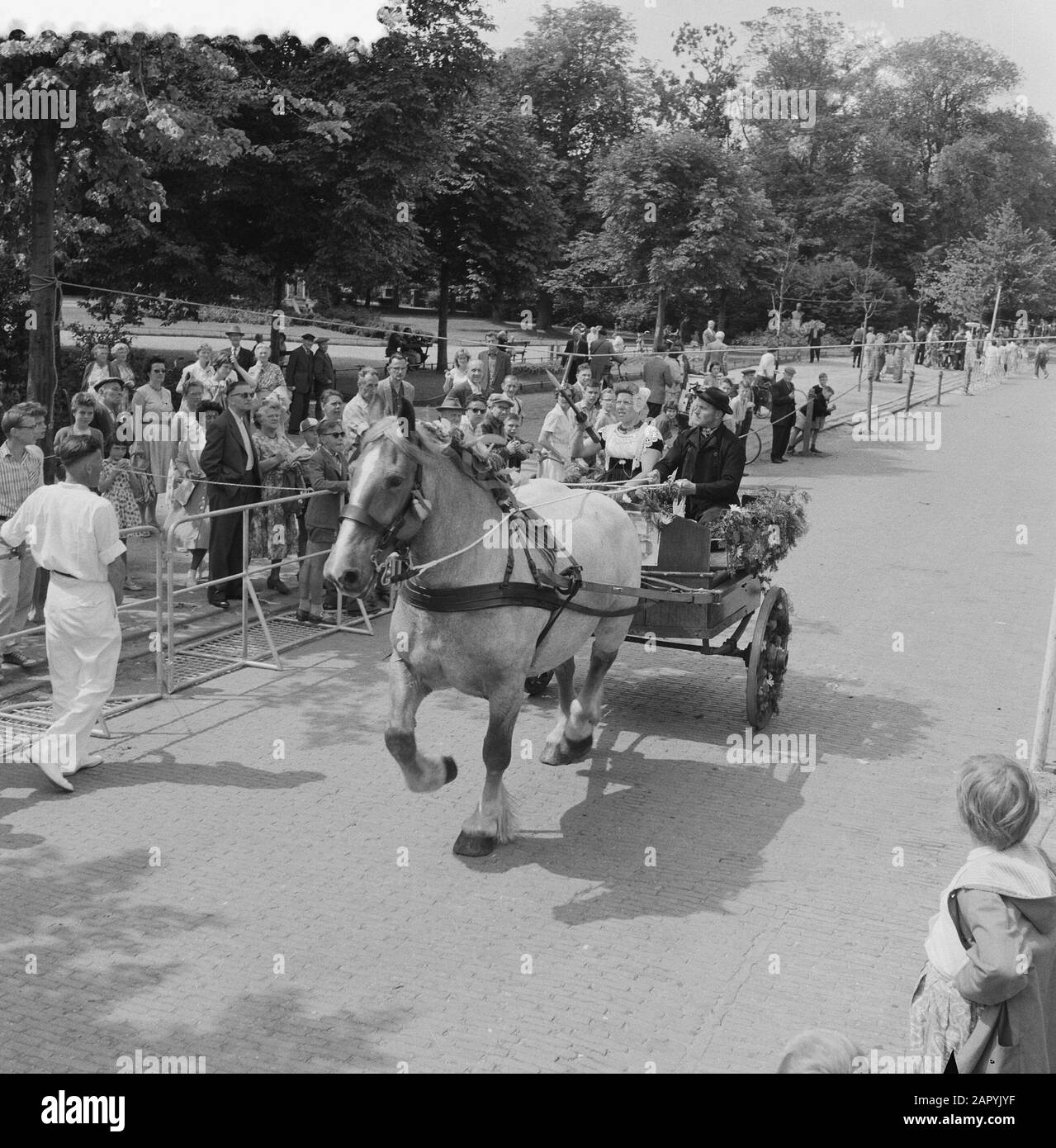Points de suture à Middelburg Date: 21 juillet 1960 lieu: Middelburg, Zeeland mots clés: RINGSTICK Banque D'Images Points de suture à Middelburg Date: 21 juillet 1960 lieu: Middelburg, Zeeland mots clés: RINGSTICK Banque D'Images