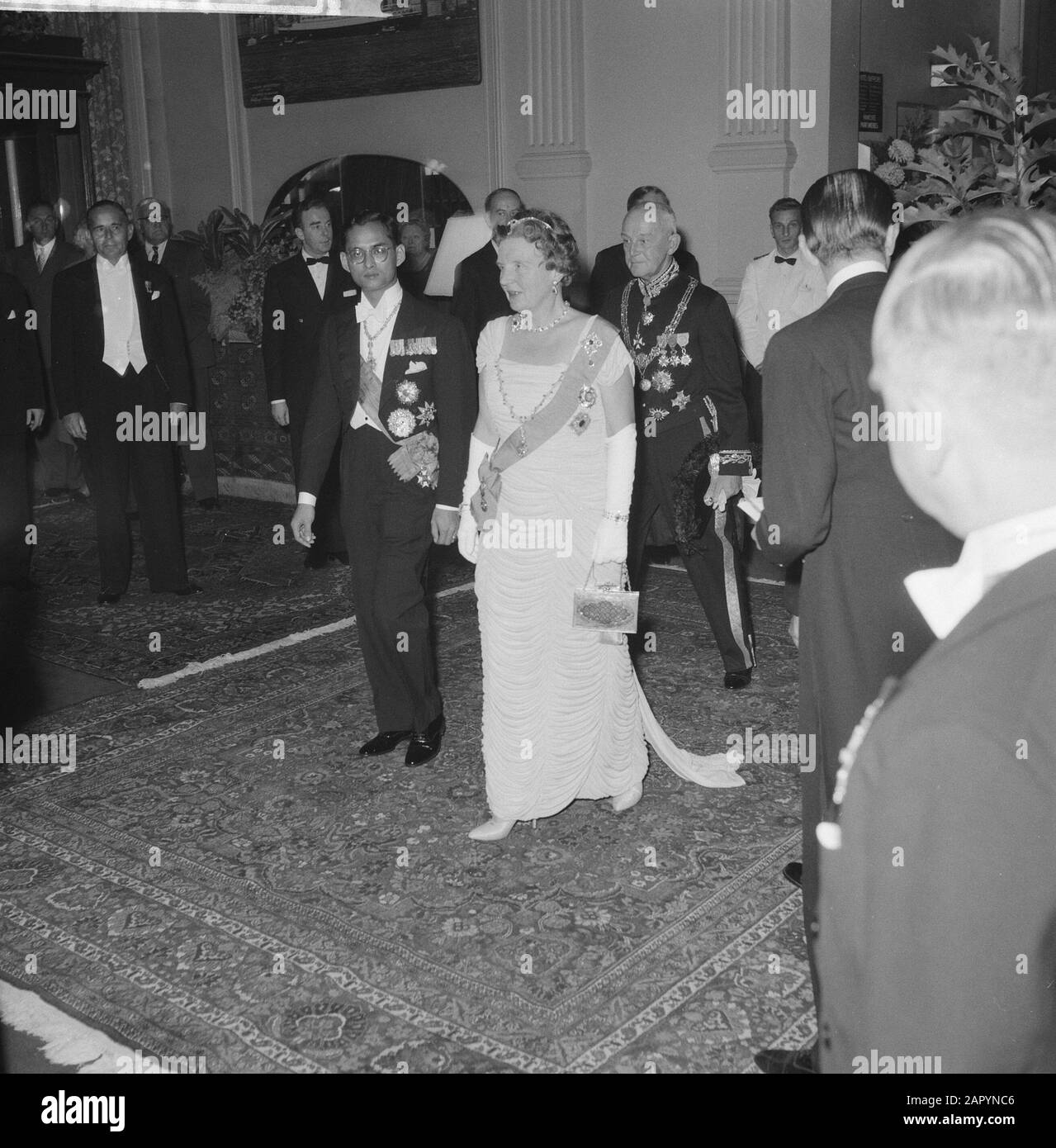 Concert De Gala De La Chapelle Militaire Royale Du Kurz À La Haye Date : 25 Octobre 1960 Lieu : La Haye, Zuid-Holland Nom De L'Institution : Chapelle Militaire Royale, Kurhaus Banque D'Images