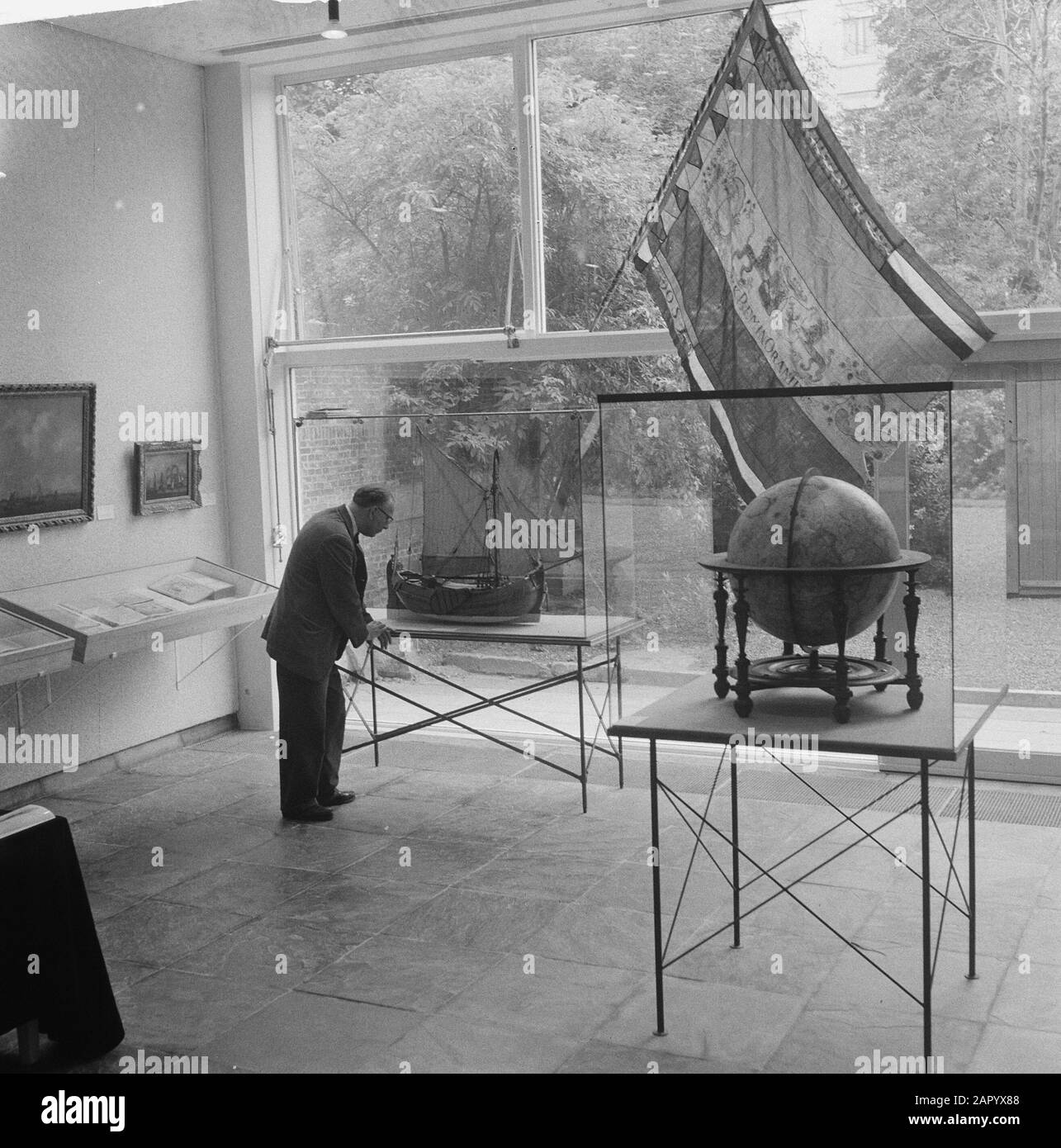 Musée d'expédition. Intérieur Date : 22 Juin 1961 Mots Clés : Intérieur, Expédition, Musées Banque D'Images