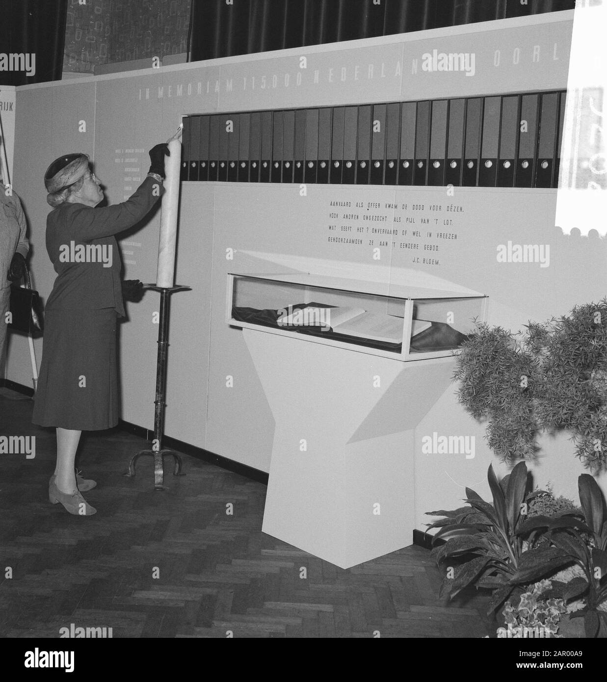 Commémoration 15 anniversaire Fondation des tombes de guerre Date : 13 septembre 1961 mots clés : Warg GRAFS, commémorations Banque D'Images