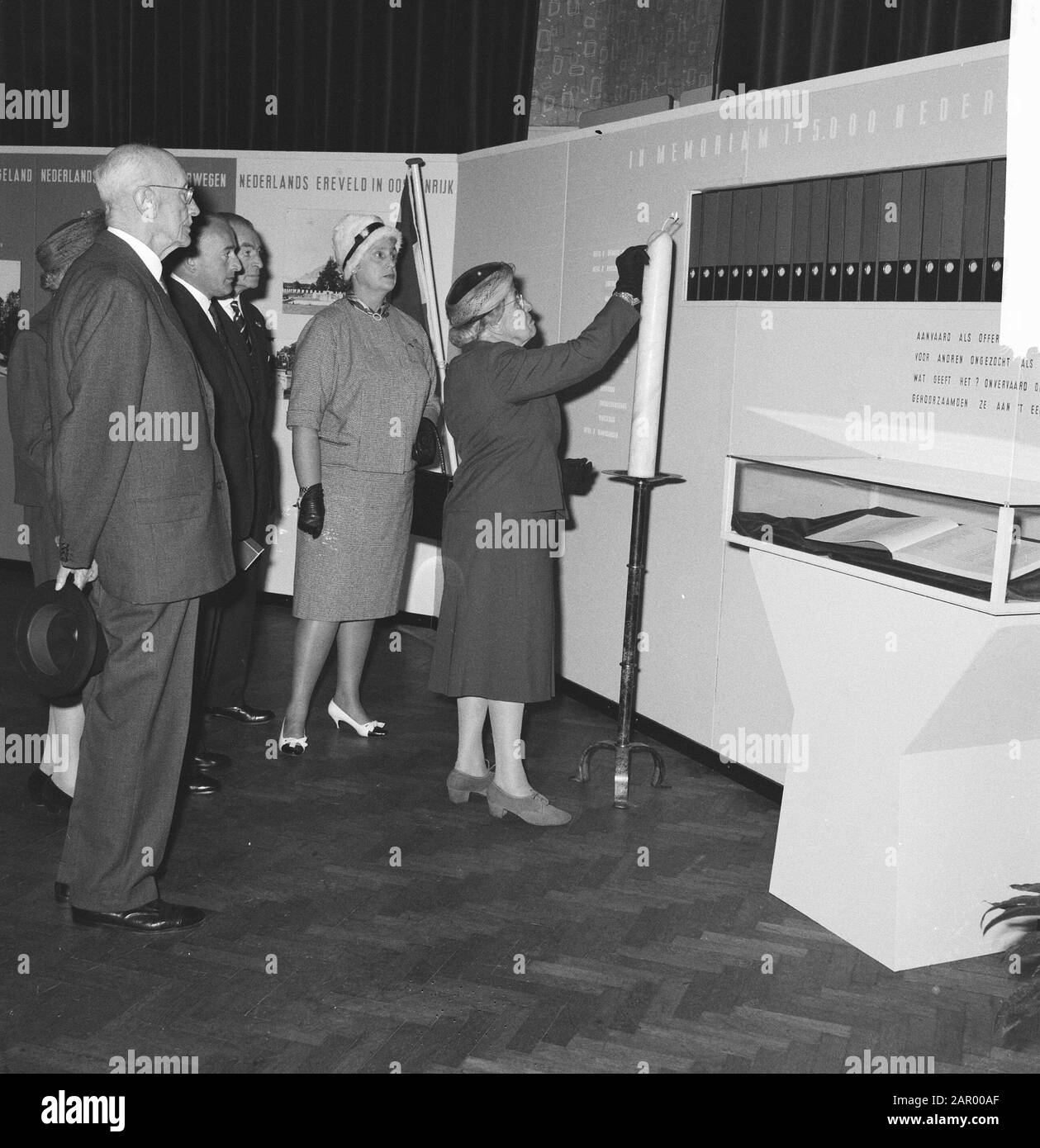 Commémoration 15 anniversaire Fondation des tombes de guerre Date : 13 septembre 1961 mots clés : Warg GRAFS, commémorations Banque D'Images