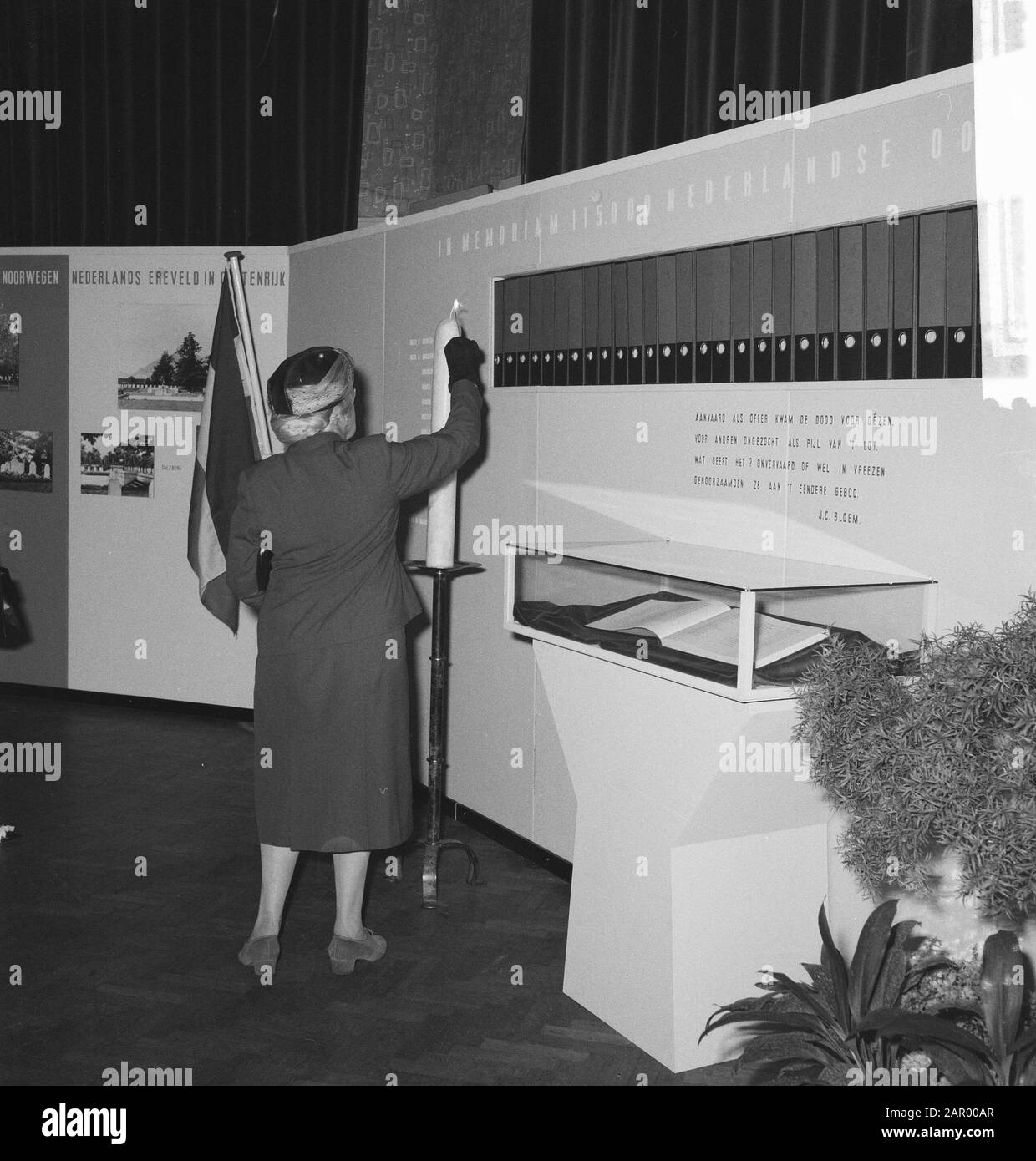 Commémoration 15 anniversaire Fondation des tombes de guerre Date : 13 septembre 1961 mots clés : Warg GRAFS, commémorations Banque D'Images