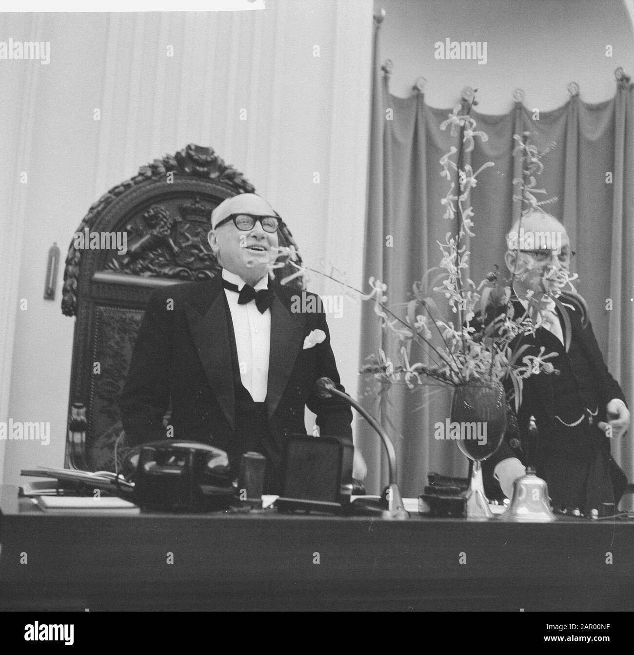 M. Kortenhorst, 75 ans. Hommage à la maison Date : le 14 novembre 1961 mots clés : les triations Banque D'Images