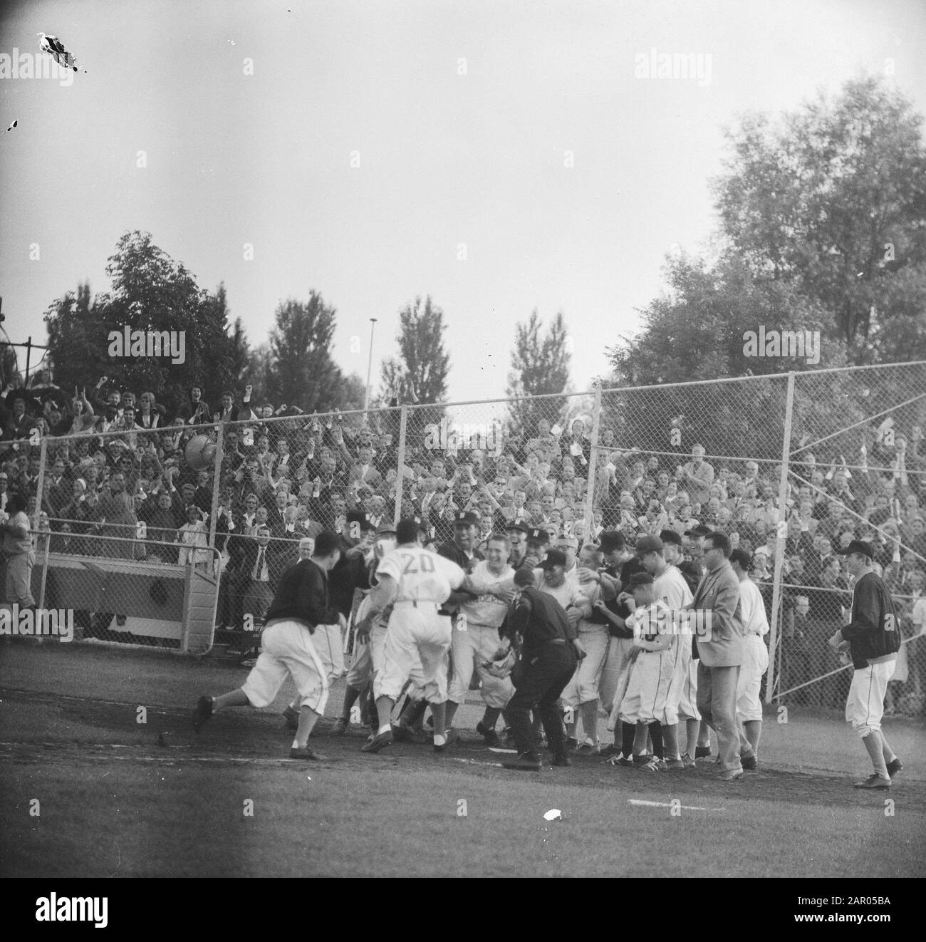 Pays-Bas, champion européen de base-ball, Arrindel entre en vigueur le 29 juillet 1962 mots clés : baseball, champions Banque D'Images