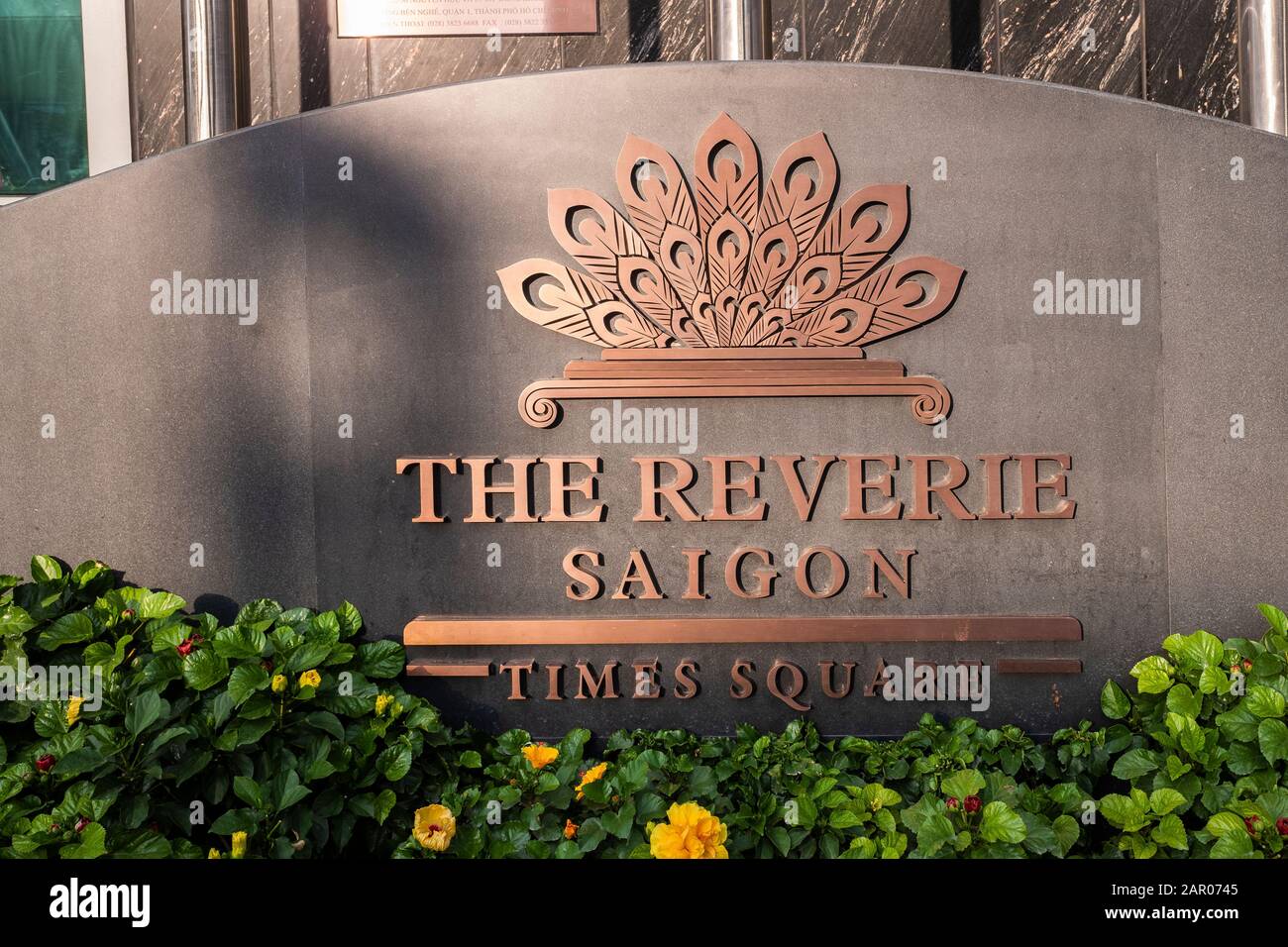 L'hôtel Reverie Saigon est situé à l'intérieur du bâtiment Times Square, Ho Chi Minh City, Vietnam Banque D'Images