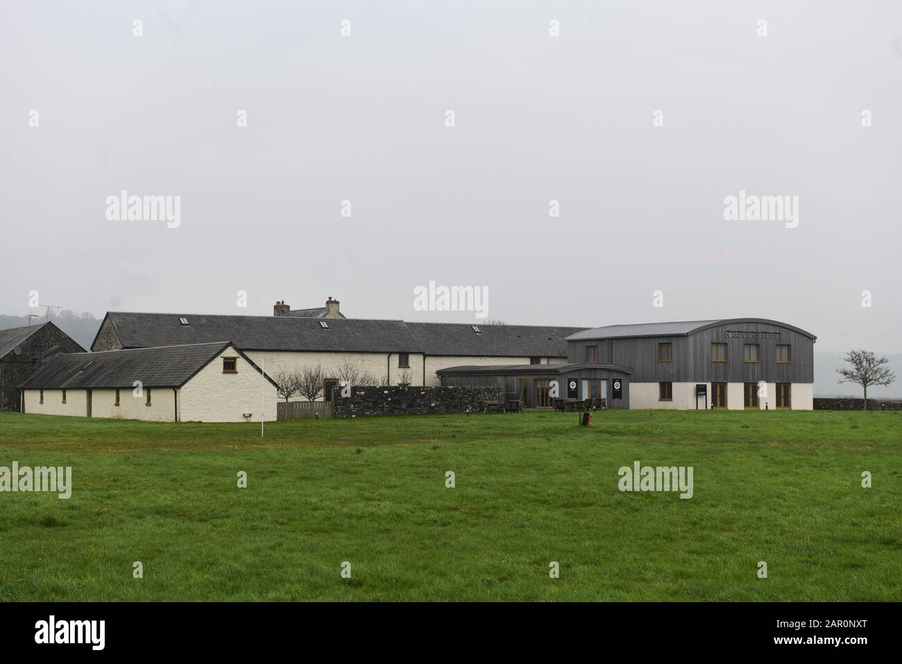 Vue générale extérieure du Corran Resort and Spa à Laugharne, Carmarthen janvier 2020. Banque D'Images