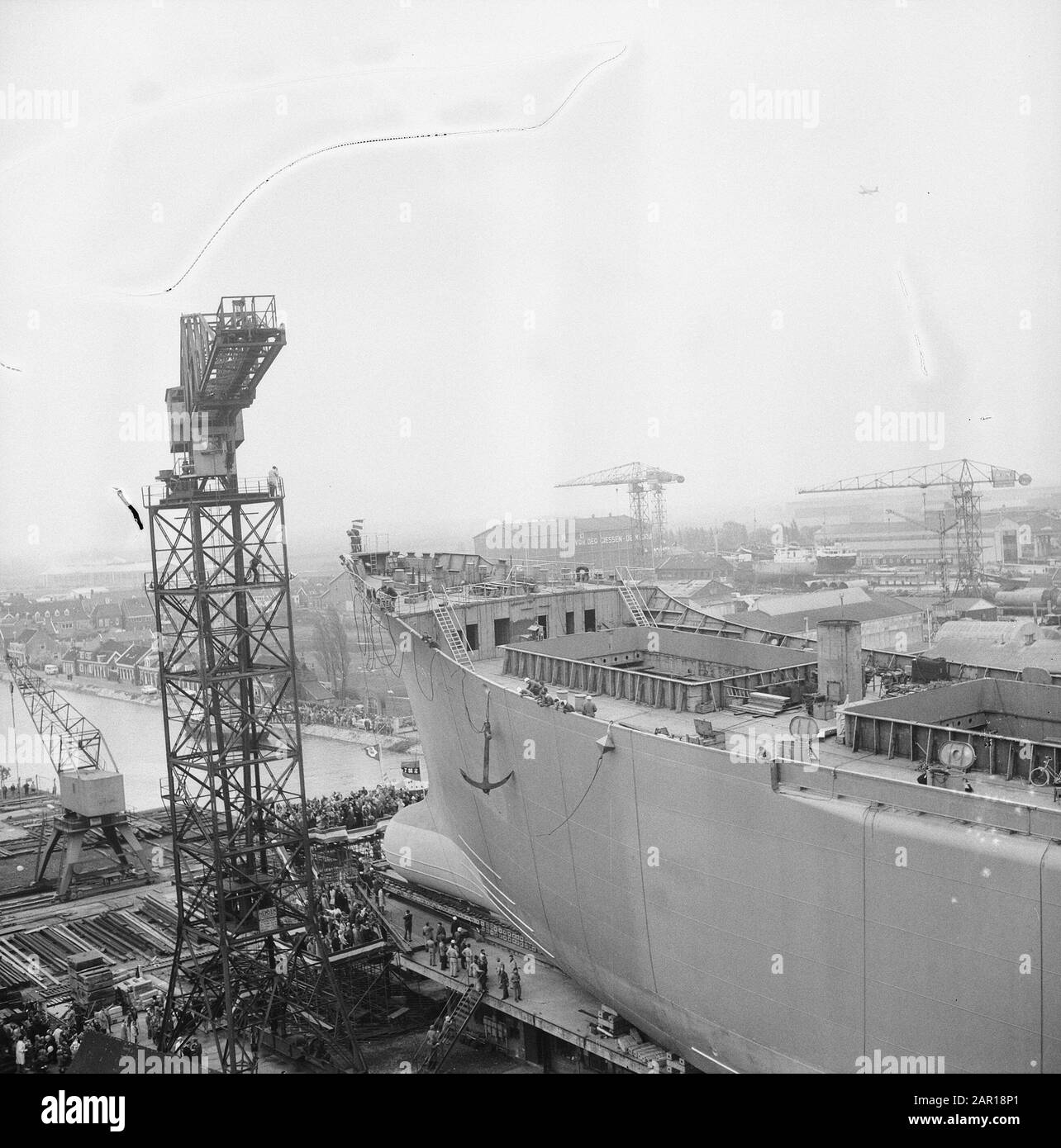 Assignation Verolme de Mme Dutch Castle, a buckcarue Date: 9 May 1965 mots clés: Vraquiers Nom de l'institution: Mme Hollandse Burcht, Verolme Banque D'Images