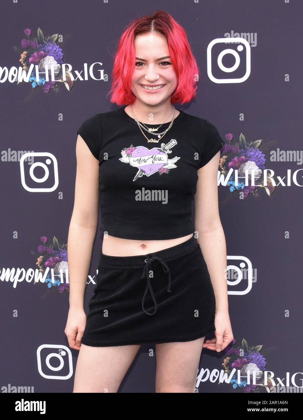 24 Janvier 2020 - West Hollywood, Californie - Chloe Lilac. Déjeuner GRAMMY  d'Instagram à Yasbel. (Image crédit: © Billy Bennight/AdMedia via ZUMA Wire  Photo Stock - Alamy