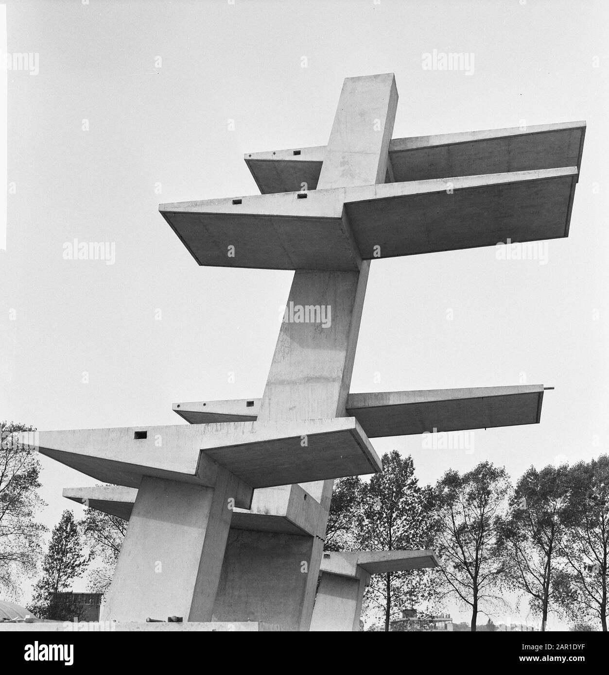 Préparations Championnats D'Europe Natation, Overzi (Travail) Date : 27 Septembre 1965 Mots Clés : Championdes, Préparations, Travail, Natation Banque D'Images