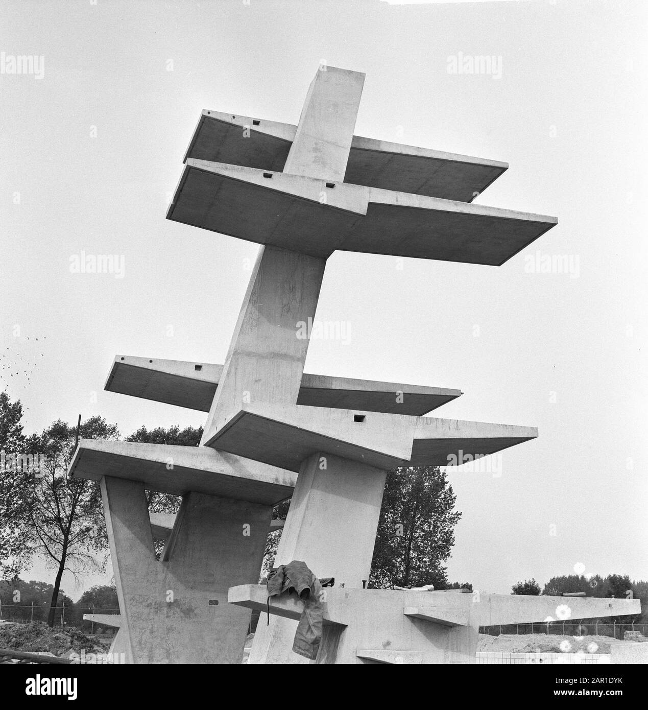 Préparations Championnats D'Europe Natation, Overzi (Travail) Date : 27 Septembre 1965 Mots Clés : Championdes, Préparations, Travail, Natation Banque D'Images