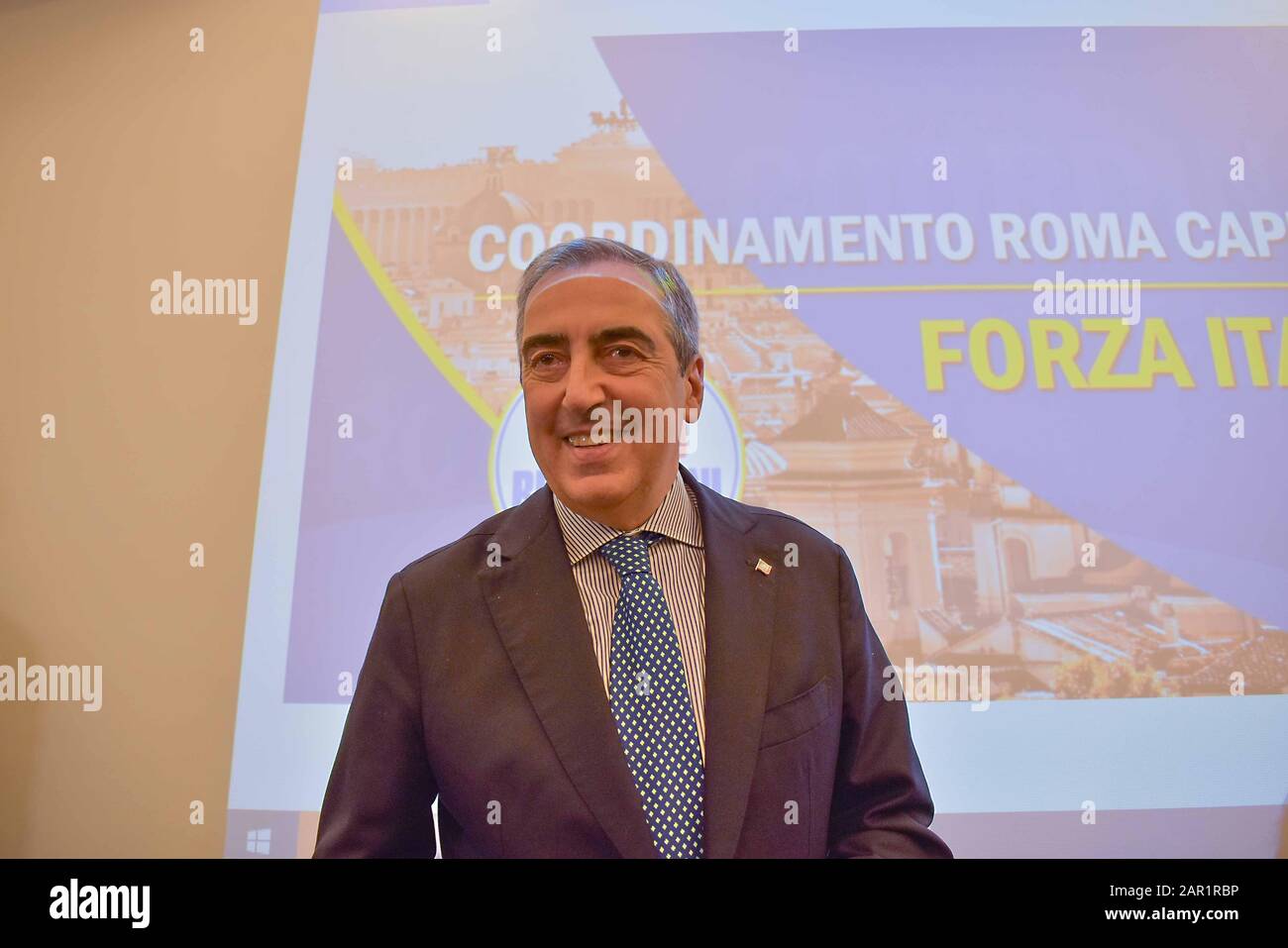 ROMA- HÔTEL UNIVERSO Banque D'Images