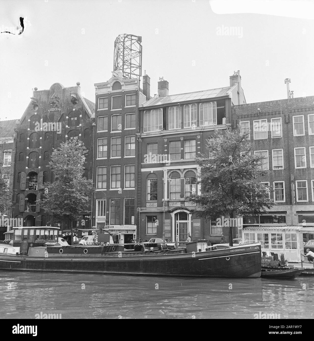 Affectation Elsevier. Exterieur Singel 514 Date : 10 Août 1967 Mots Clés : Extérieur Nom De L'Institution : Elsevier Banque D'Images