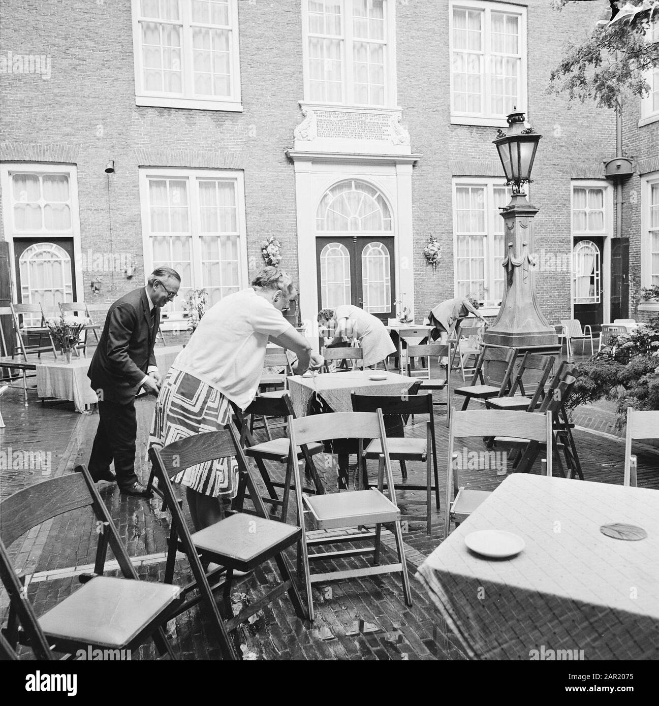 Commémoration croissante Maison de retraite à 250 ans Corvershof à Amsterdam Date: 3 août 1973 lieu: Amsterdam, Noord-Holland mots clés: Commémorations Nom personnel: CORVERSHOF Banque D'Images