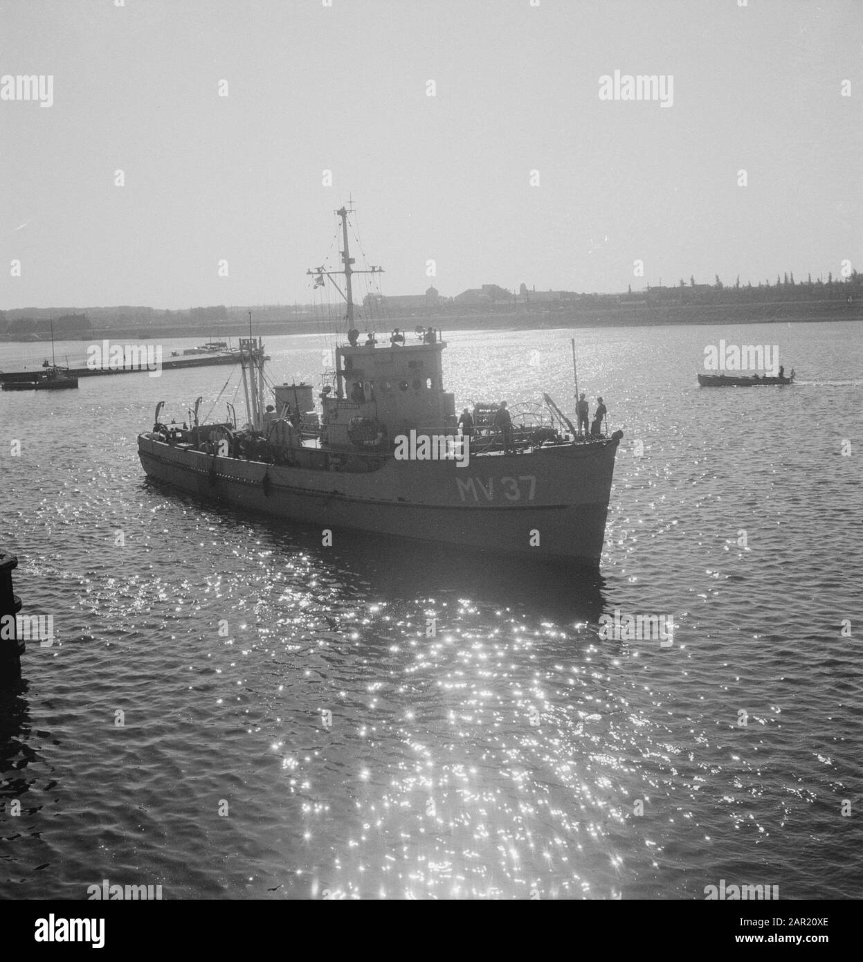 Minesweeper MV 37 Hr. Mme Dan. Texelstroom Date: 19 Septembre 1947 Mots Clés: Ships Banque D'Images