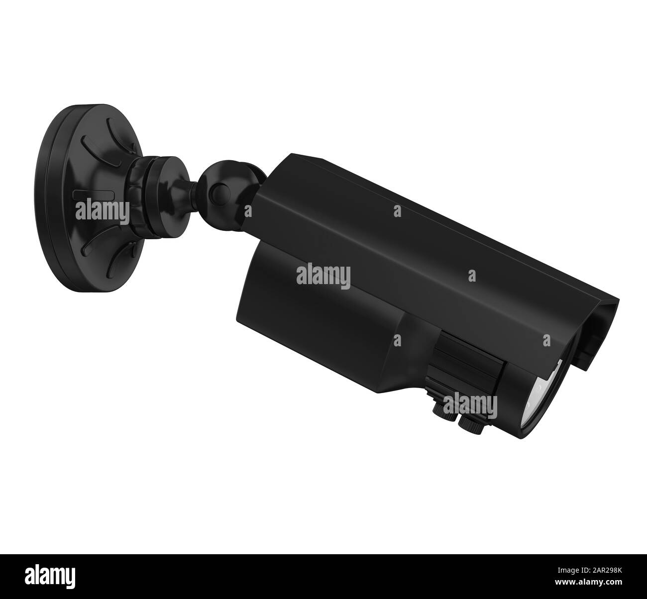 Caméra de sécurité CCTV Surveillance isolée Banque D'Images