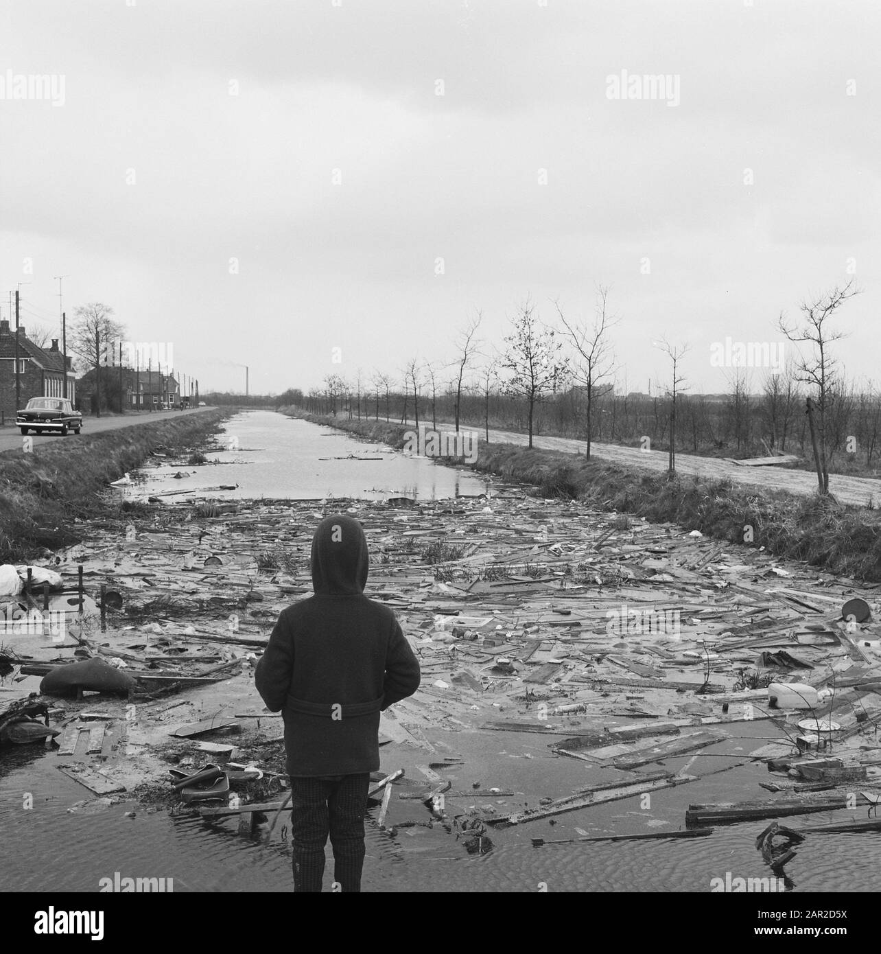 Plan South Turn Date: Non daté lieu: Groningue, Zuidwending mots clés: Floating saleté, channels, enfants Nom personnel: De wigg Banque D'Images