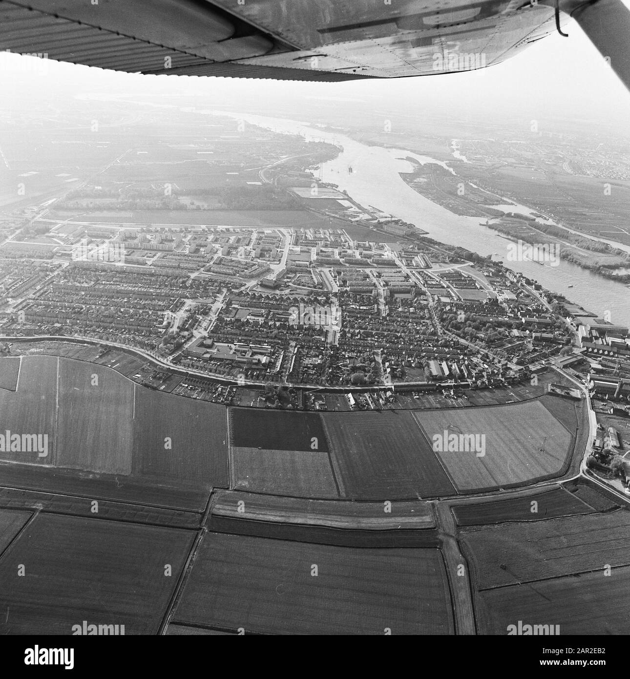 Paysages urbains, expédition, terres Date: Non daté lieu: Swalkkerveer, Zuid-Holland mots clés: Terres agricoles, expédition, paysages urbains Banque D'Images