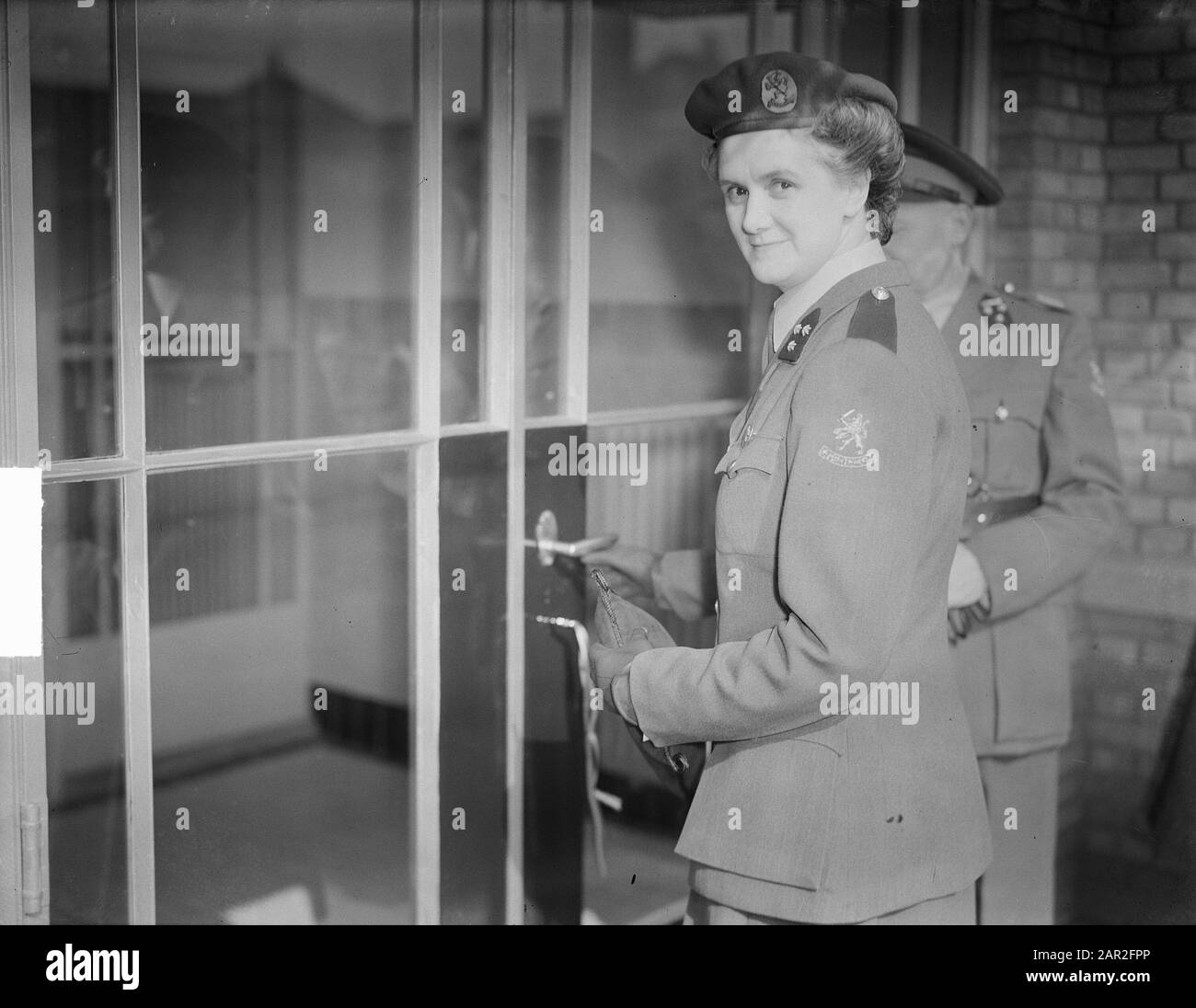 Nieuw maison sœur Hôpital militaire Utrecht Date : 4 avril 1950 lieu : Utrecht mots clés : Hospitalen, MILITAIRE, ZUSTERHOIES Banque D'Images