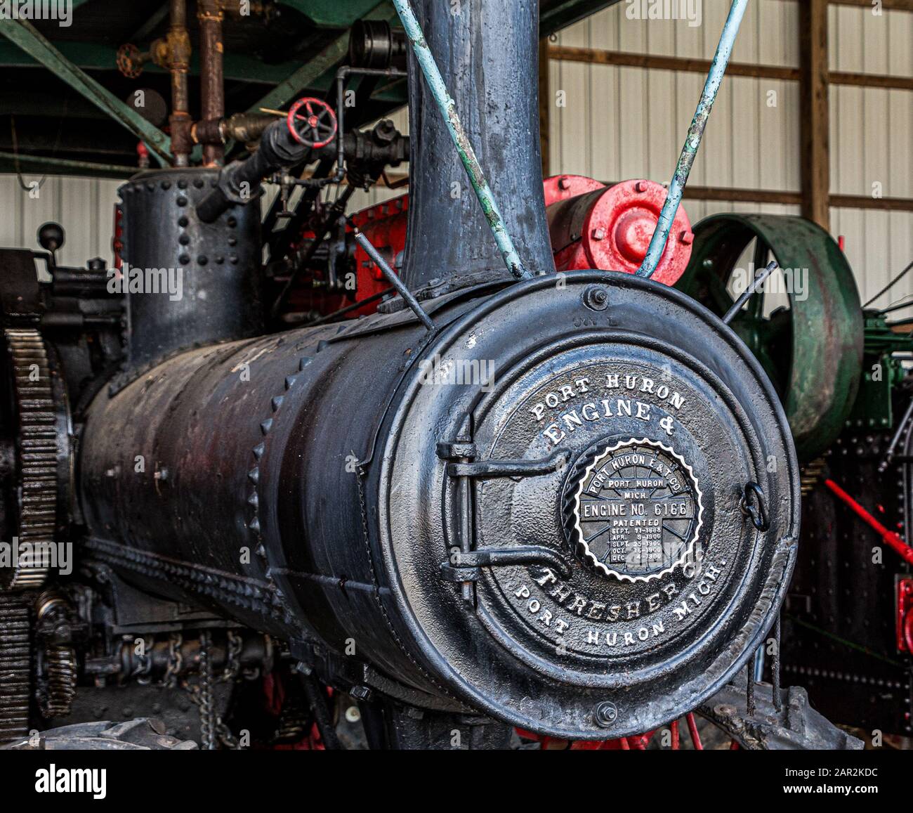 Port Huron Moteur Et Batteur Banque D'Images