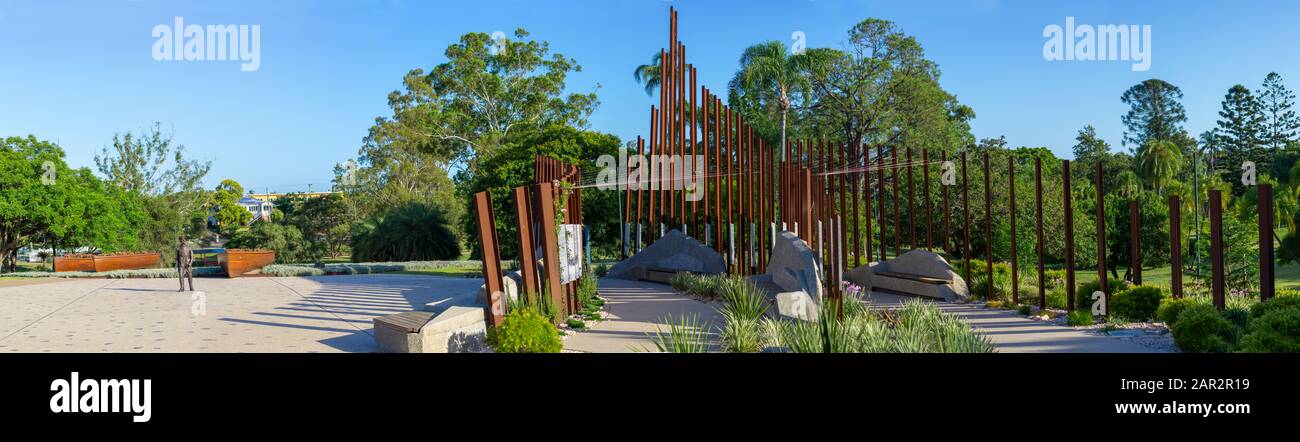 Sentier Militaire Du Queens Park. Maryborough Queensland Banque D'Images